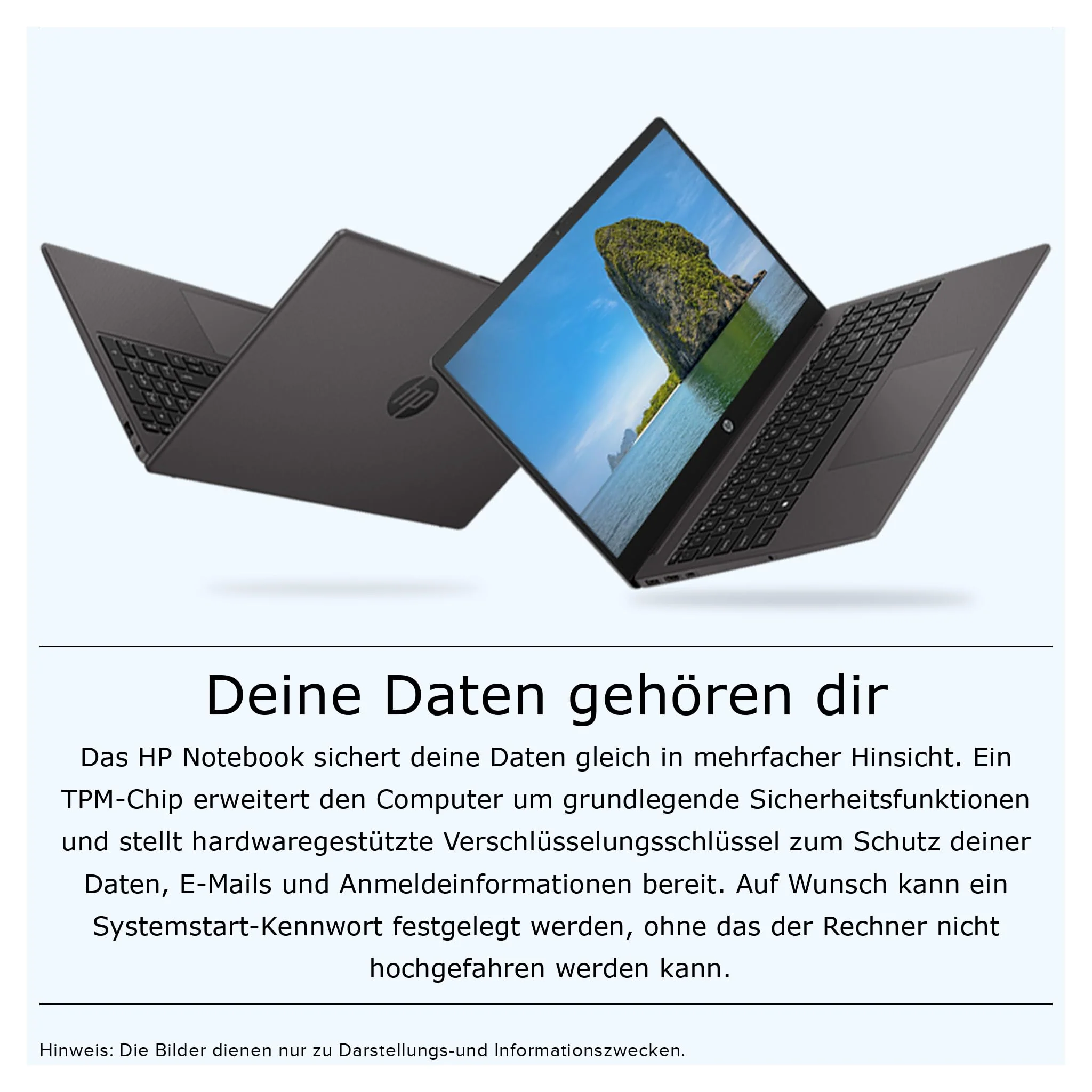 HP 250 G10 Laptop, Intel Core i5-1334U, 16 GB DDR4 RAM, 512 GB PCIe SSD, 15.6" FHD, Intel Iris Xe Graphics, QWERTZ Tastatur, Windows 11 Pro, Anthrazit - Image 4