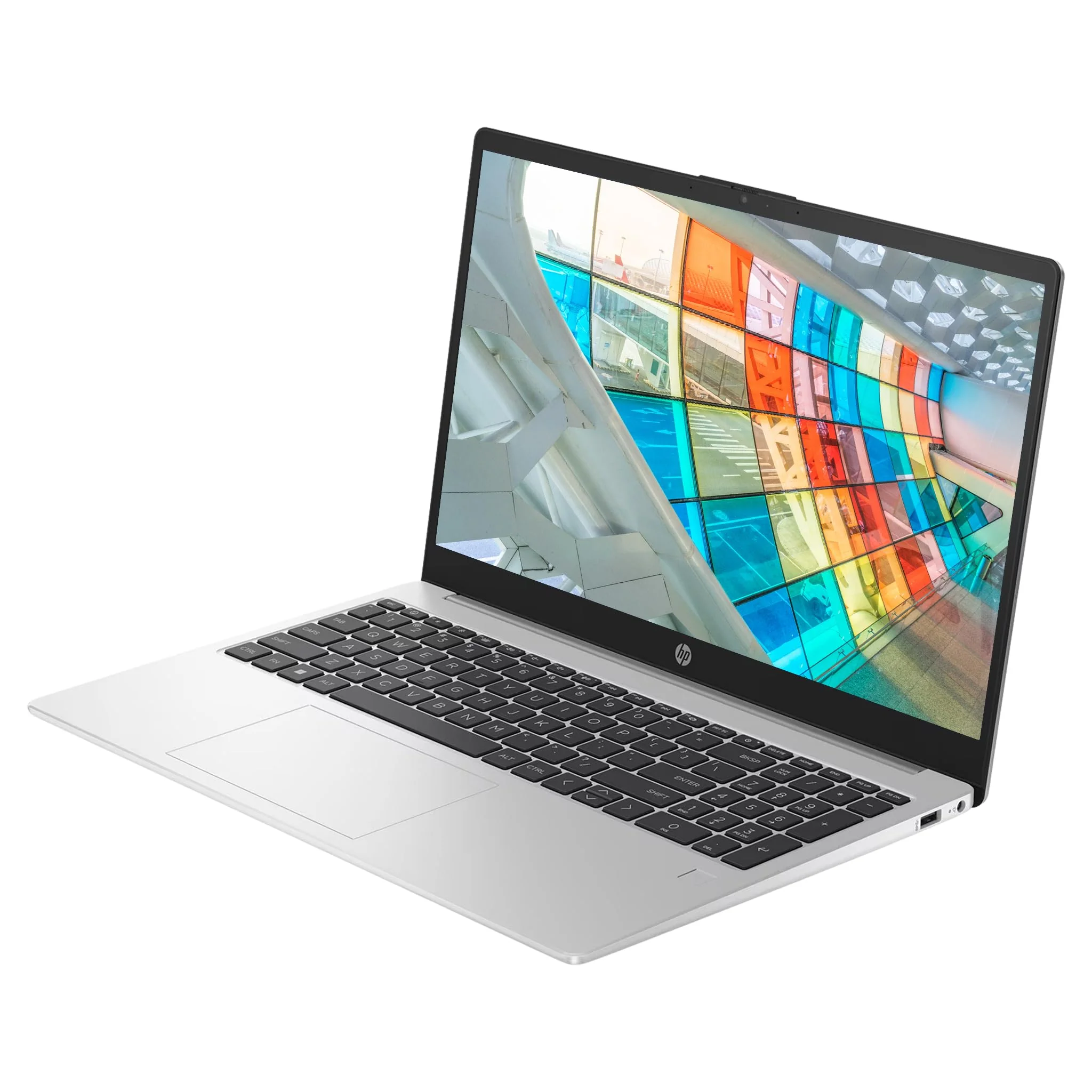 HP 250 G10 Laptop, Intel Core i7-1355U, 15,6" FHD Display, 32 GB DDR4 RAM, 1 TB PCIe SSD, Intel Iris Xe Grafik, QWERTZ Tastatur, Windows 11 Pro, Silber+ NPO Rucksack - Image 8