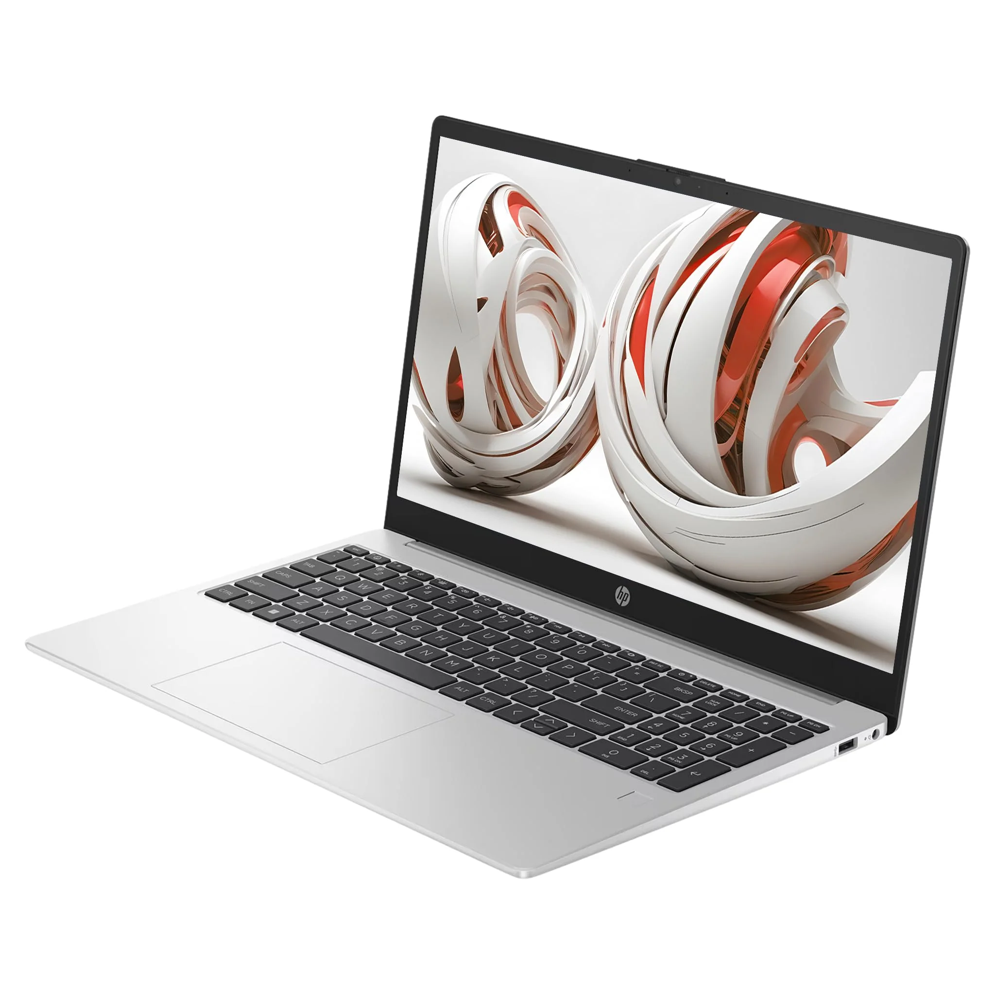 HP 255 G10 Business Laptop, AMD Ryzen 5 7530U, 64 GB DDR4 RAM, 1 TB PCIe SSD, 15.6" IPS FHD Display, AMD Radeon Graphics, QWERTZ Tastatur, Windows 11 Pro, Silber - Image 8