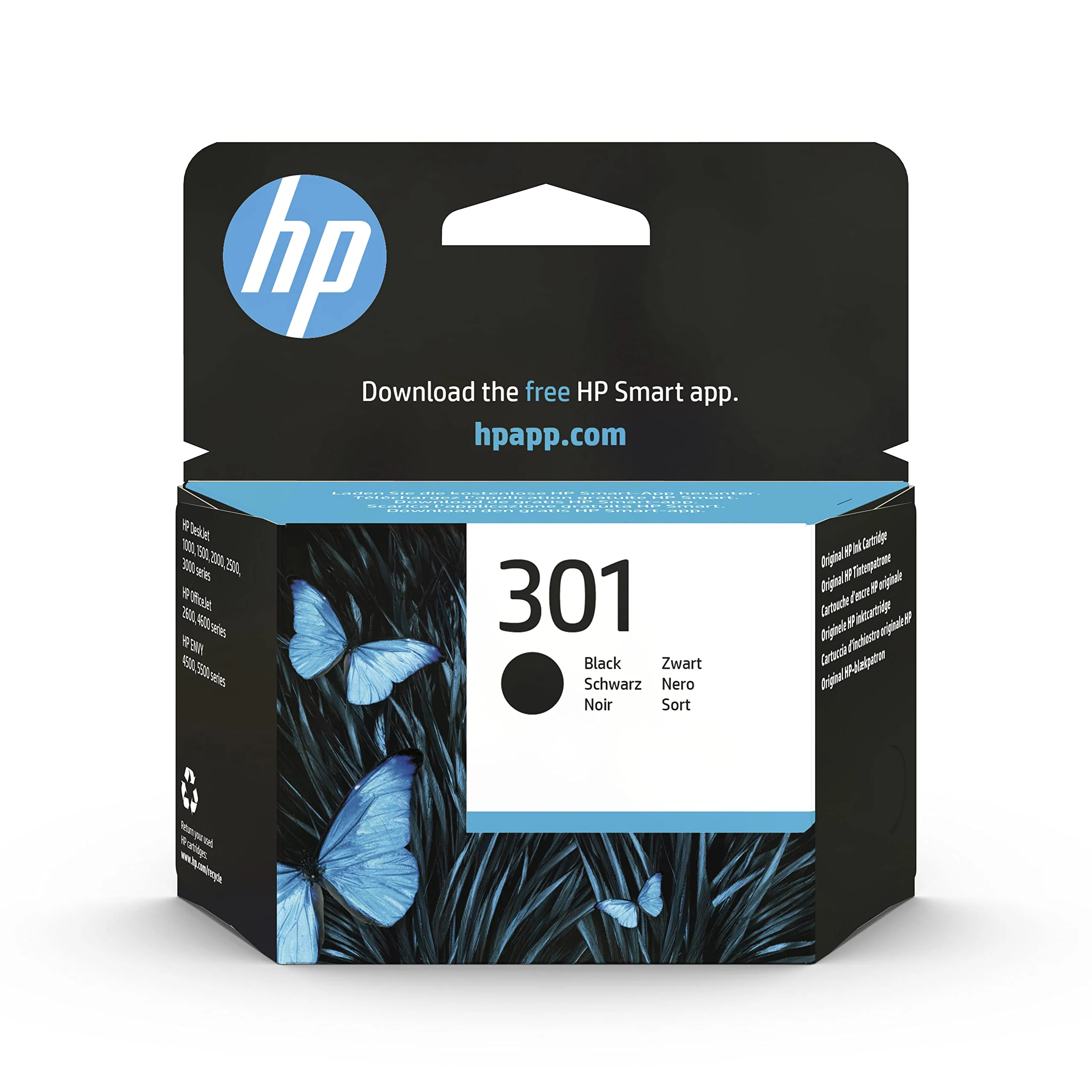 HP 301 (CH561EE) Original Druckerpatrone Schwarz für HP DeskJet 10xx, 15xx, 20xx, 25xx, 30xx, HP ENVY 45xx, 55xx, HP OfficeJet 26xx, 46xx Tintenstrahldrucker - Image 3