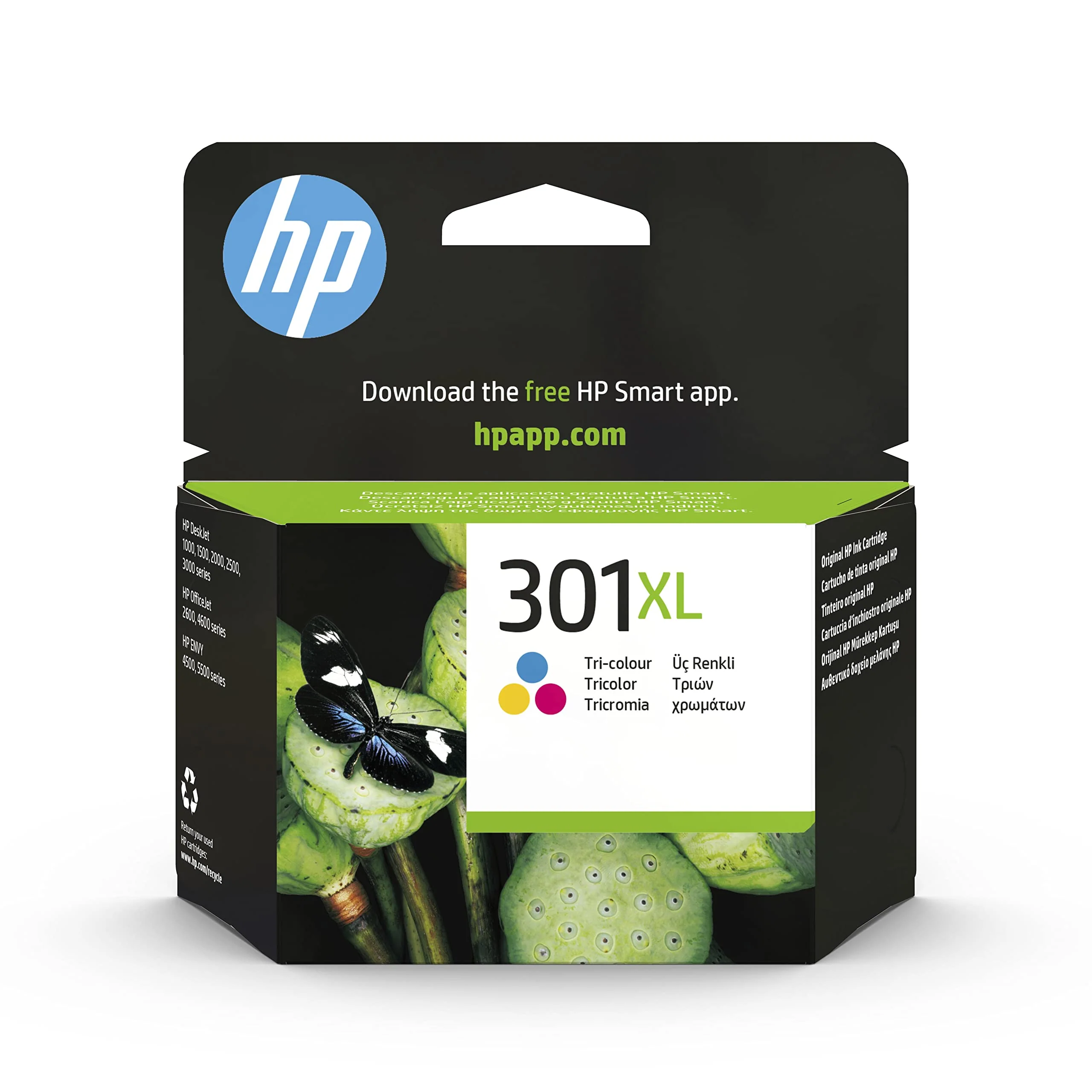 HP 301XL (CH564EE) Original Druckerpatrone Farbe mit hoher Reichweite für HP DeskJet 10xx, 15xx, 20xx, 25xx, 30xx, HP ENVY 45xx, 55xx, HP OfficeJet 26xx, 46xx - Image 2