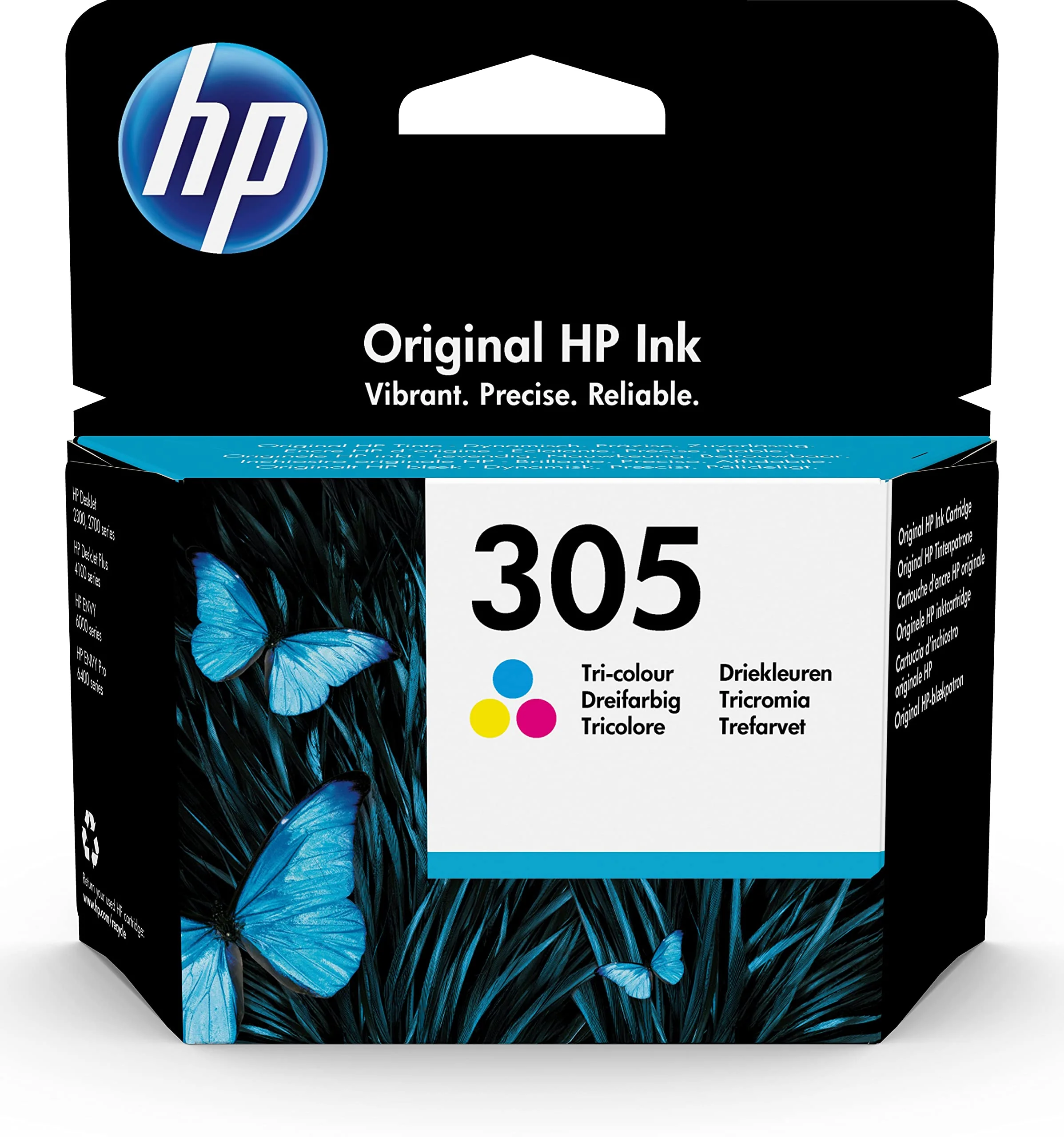 HP 305 (3YM60AE) Original Druckerpatrone Farbe für HP DeskJet 2700, 2730, 4100, 4134 und 6020, 6022, 6030, 6032, 6420, 6422, 6430, 6432 - Image 8