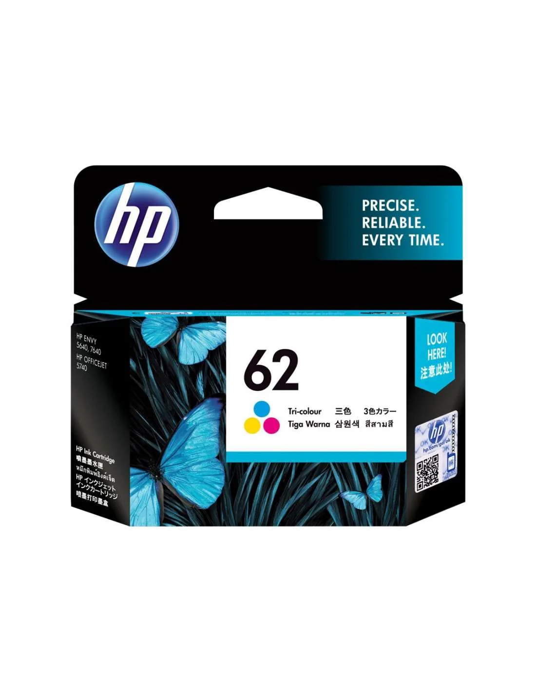 HP 62 (C2P06AE) Original Druckerpatrone Farbe für HP ENVY 55xx, 56xx, 7640, HP OfficeJet 200, 250, 57xx, Cyan/Magenta/Gelb - Image 11