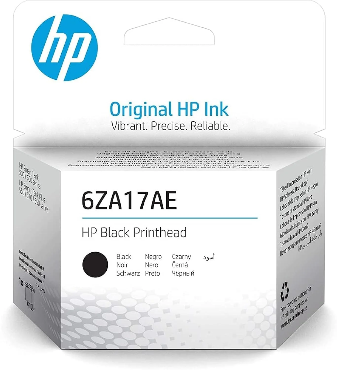 HP 6ZA17AE Schwarz Original Druckkopf für HP Smart Tank 555, 570, 655, XL - Image 2