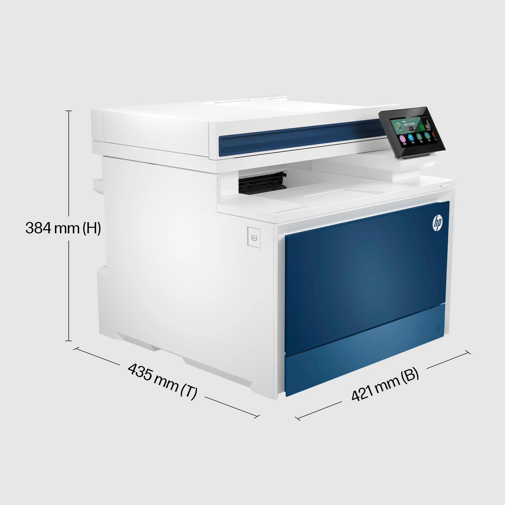 HP Color LaserJet Pro MFP 4302dw Multifunktions-Farblaserdrucker, Automatischer beidseitiger Druck, Hohe Druckgeschwindigkeit, Bis zu 50.000 Seiten pro Monat, Wi-Fi, HP Wolf Pro Security - Image 3