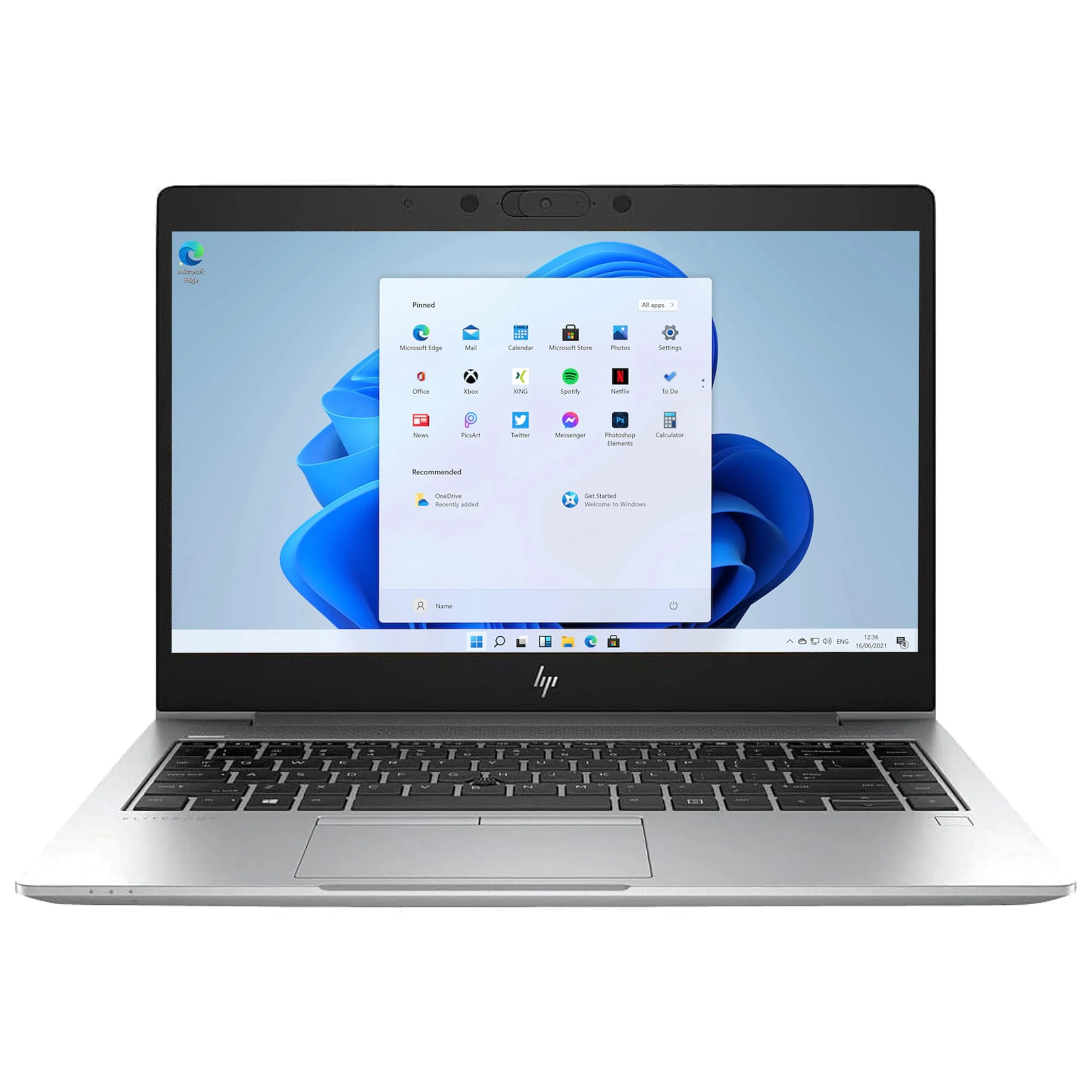 HP EliteBook 840 G6 14" FHD Display, Intel Core i5 8265U, 4 x 3.90 GHz, 16 GB RAM, 512 GB SSD, Intel UHD Grafik, Silber, Windows 11 (Generalüberholt)