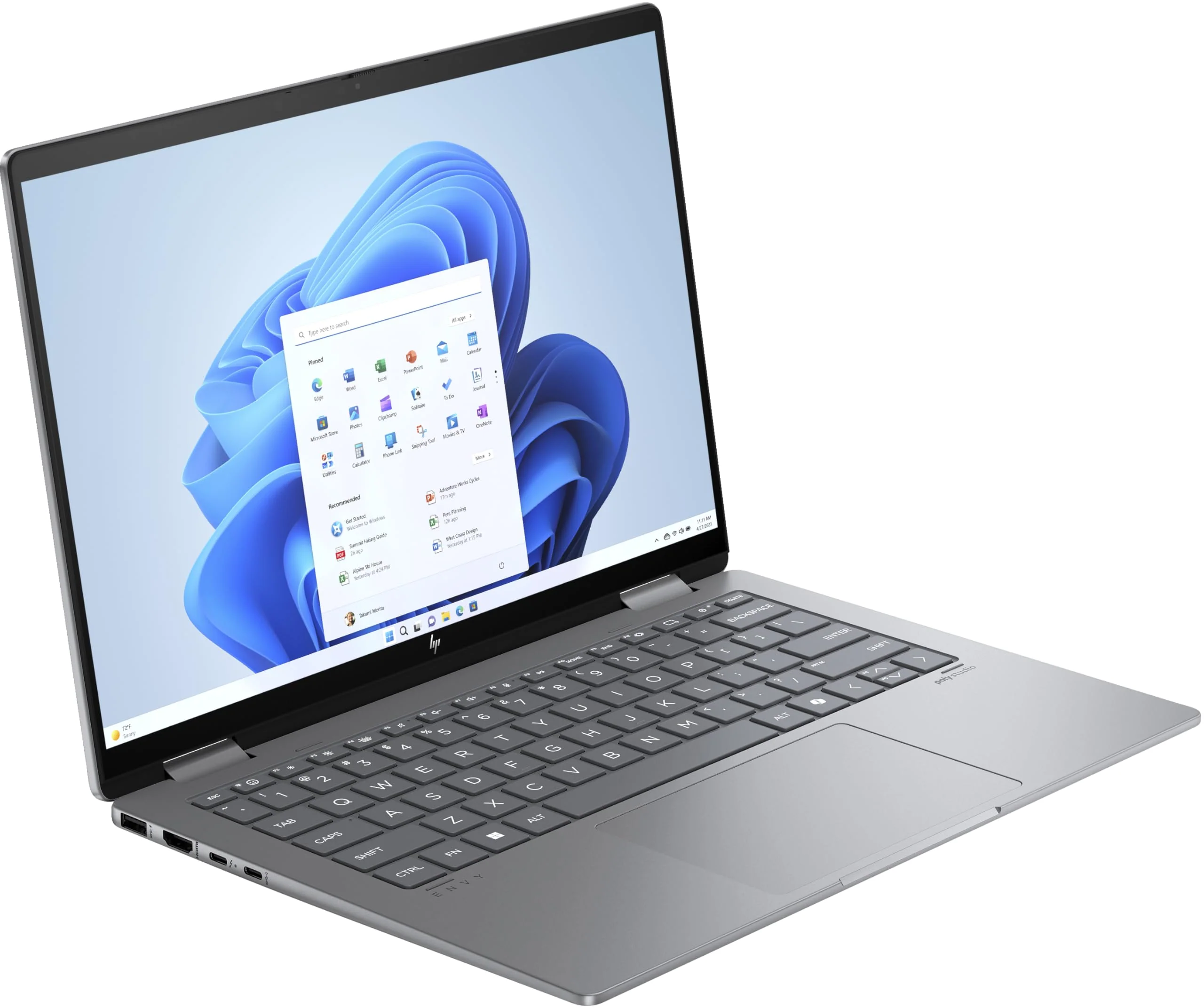HP Envy x360 14-fc0175ng 14" 2.8k OLED Touch, Intel Core Ultra 7 155U, 16GB RAM, 512GB SSD, Windows 11 - Image 3