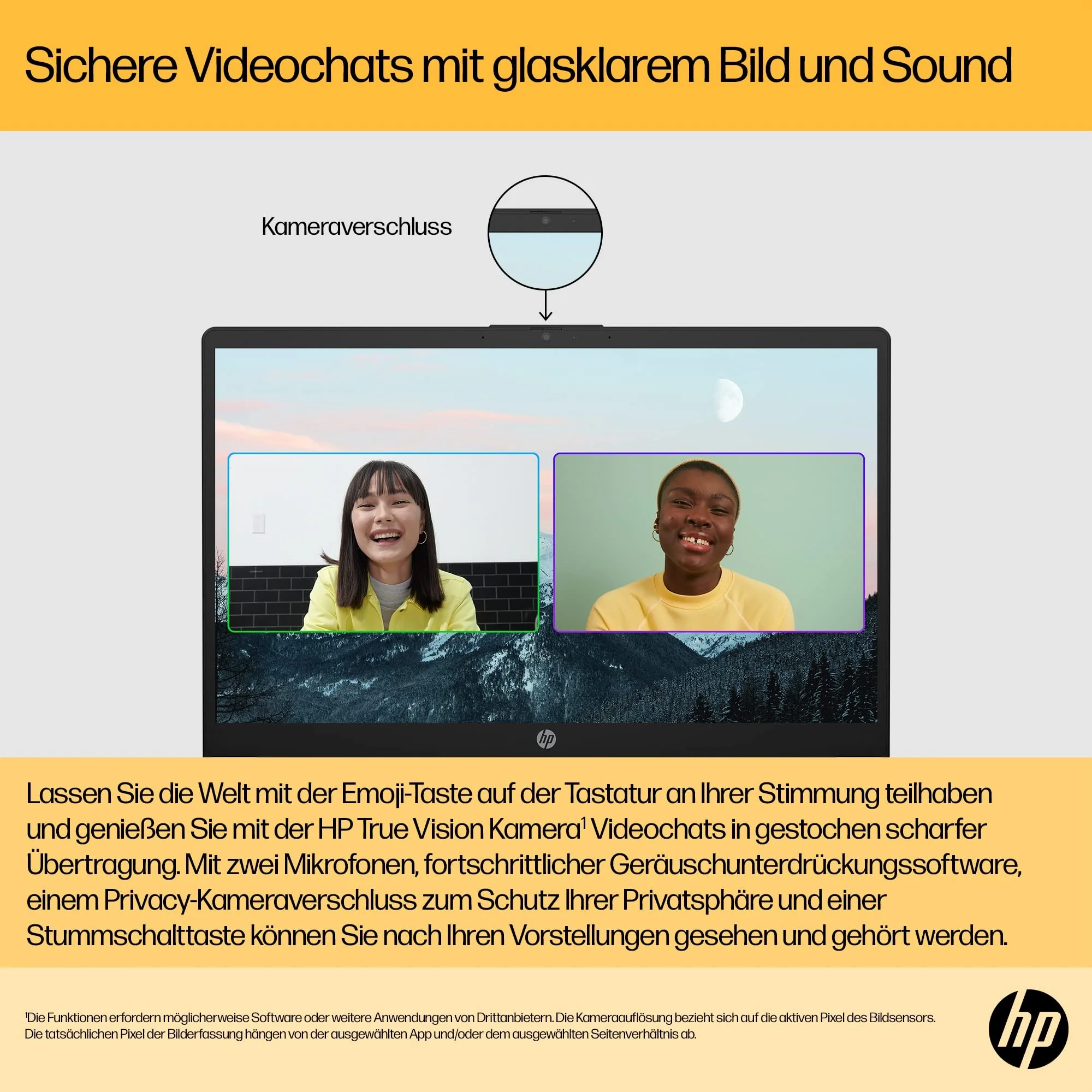 HP Laptop, 15,6" FHD Display, AMD Ryzen 5 7520U, 16 GB DDR5 RAM, 512 GB SSD, AMD Radeon-Grafik, Windows 11 Home, QWERTZ, Natural Silver mit HP Fast Charge - Image 10