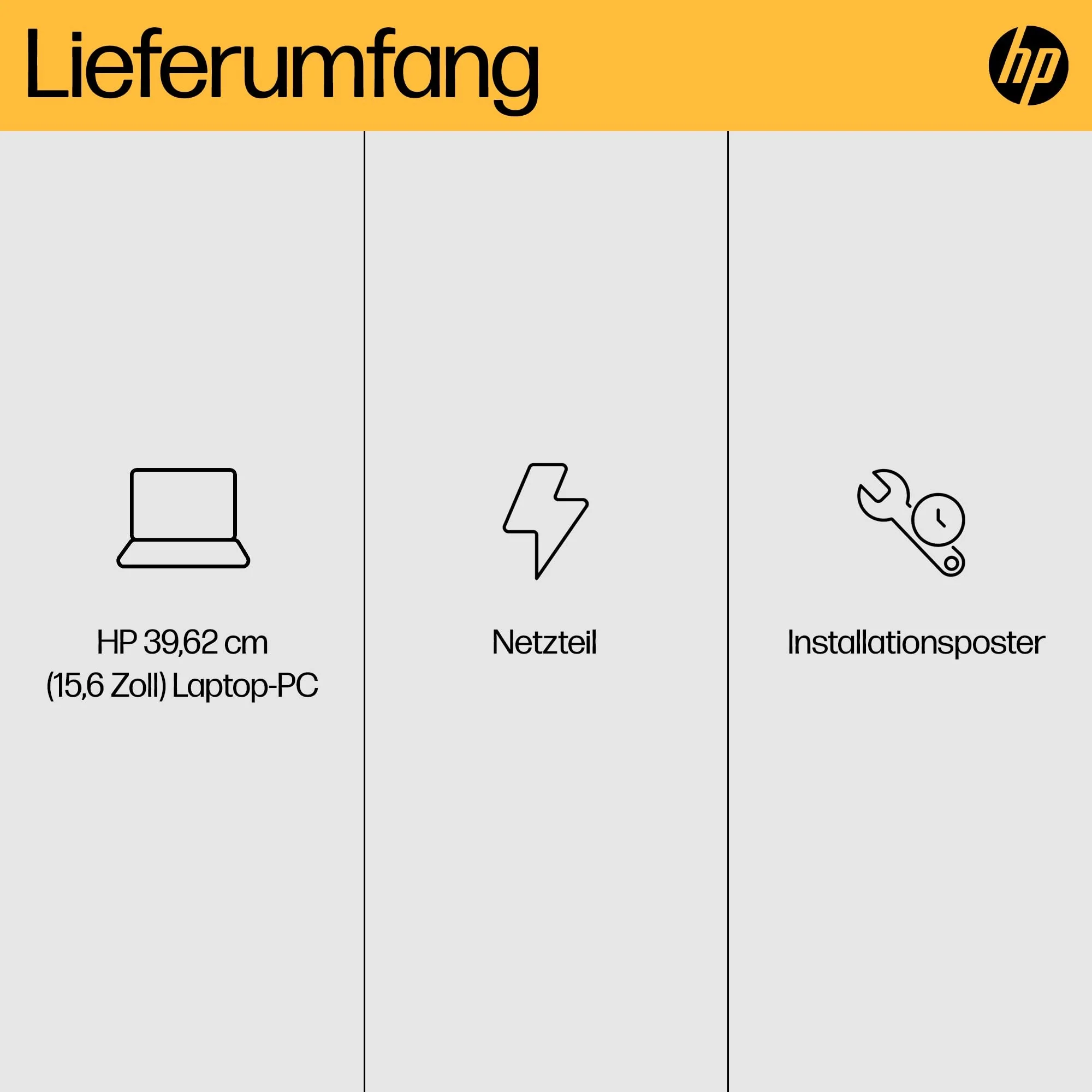 HP Laptop, 15,6" FHD Display, AMD Ryzen 5 7520U, 16 GB DDR5 RAM, 512 GB SSD, AMD Radeon-Grafik, Windows 11 Home, QWERTZ, Natural Silver mit HP Fast Charge - Image 12