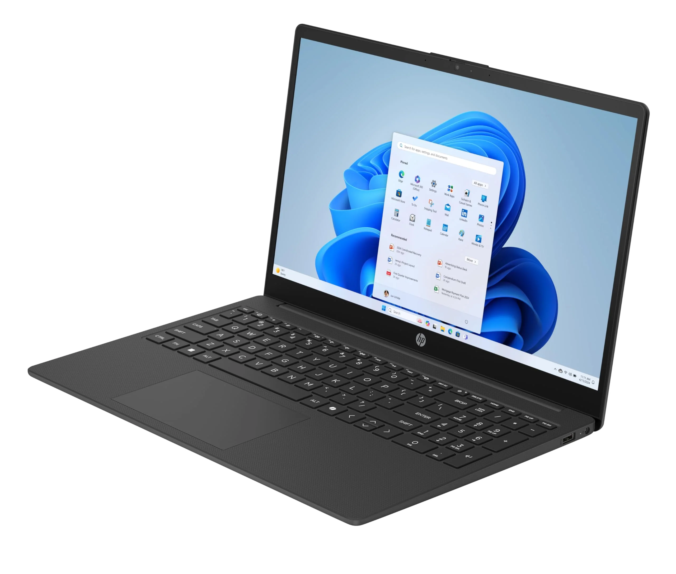 HP Laptop | 15,6" FHD Display | Intel Core i3-N305 | 8 GB DDR4 RAM | 512 GB SSD | Intel UHD Graphics | Windows 11 Home | QWERTZ | Jet Black - Image 15