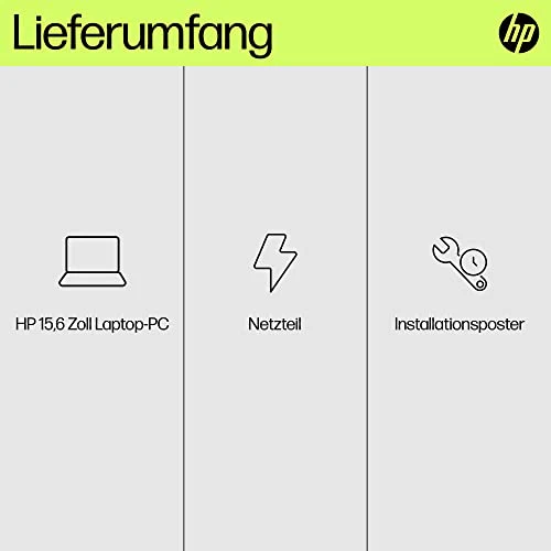 HP Laptop | 15,6" FHD Display | Intel Core i3-N305 | 8 GB DDR4 RAM | 512 GB SSD | Intel UHD Graphics | Windows 11 Home | QWERTZ | Jet Black - Image 2