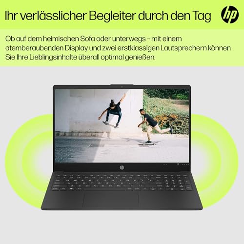 HP Laptop | 15,6" FHD Display | Intel Core i3-N305 | 8 GB DDR4 RAM | 512 GB SSD | Intel UHD Graphics | Windows 11 Home | QWERTZ | Jet Black - Image 9
