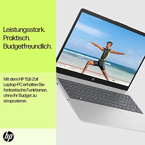 HP Laptop | 15,6" FHD Display | Intel N100 | 4 GB DDR4 RAM | 128 GB UFS | Intel UHD Graphics | Windows 11 Home im S-Modus | QWERTZ | Natural Silver - Image 7