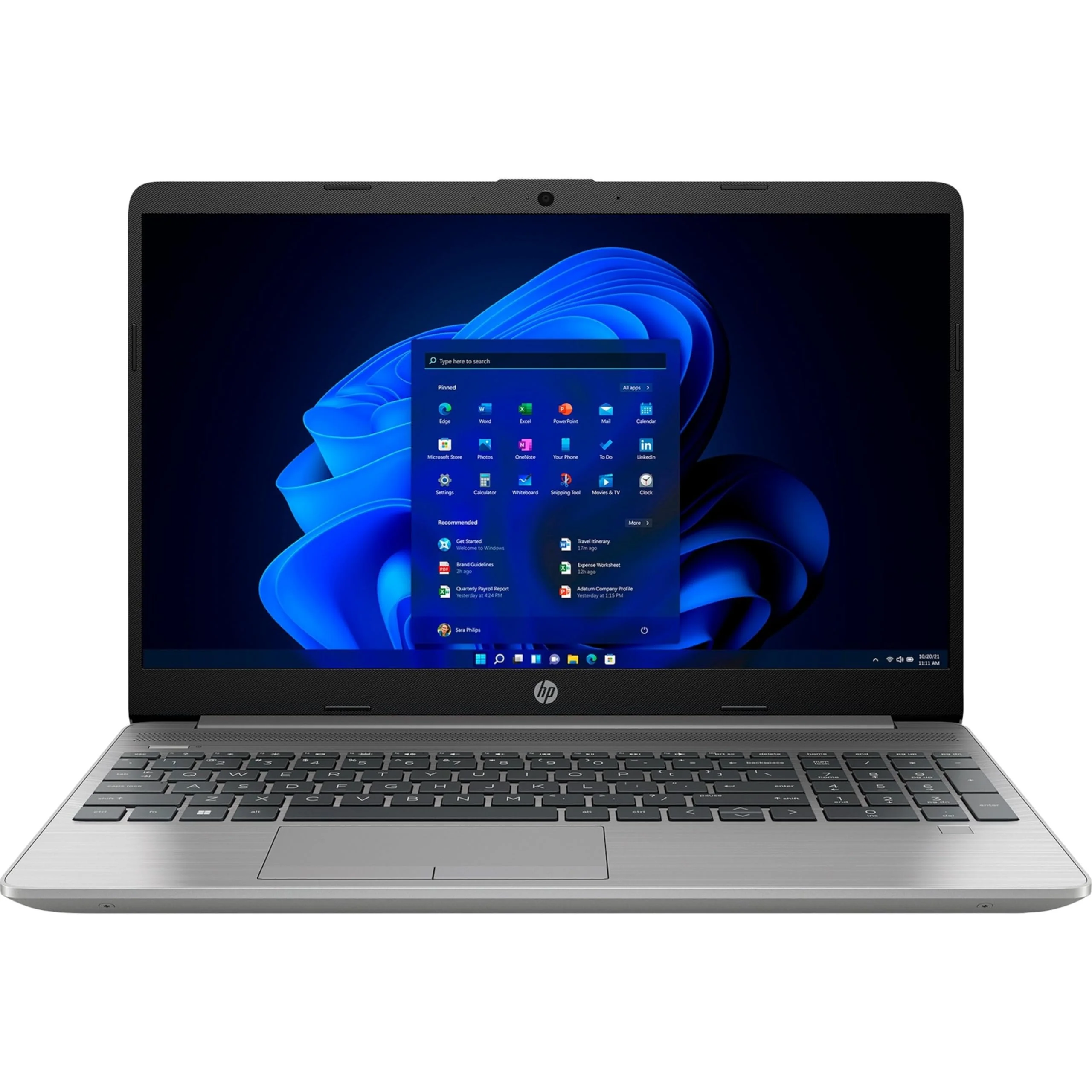 HP Laptop 15,6 Zoll FHD Display, AMD Ryzen 3 5425U, 4 x 4.10 GHz, 16 GB RAM, 1000 GB SSD, Norton 360, Windows 11