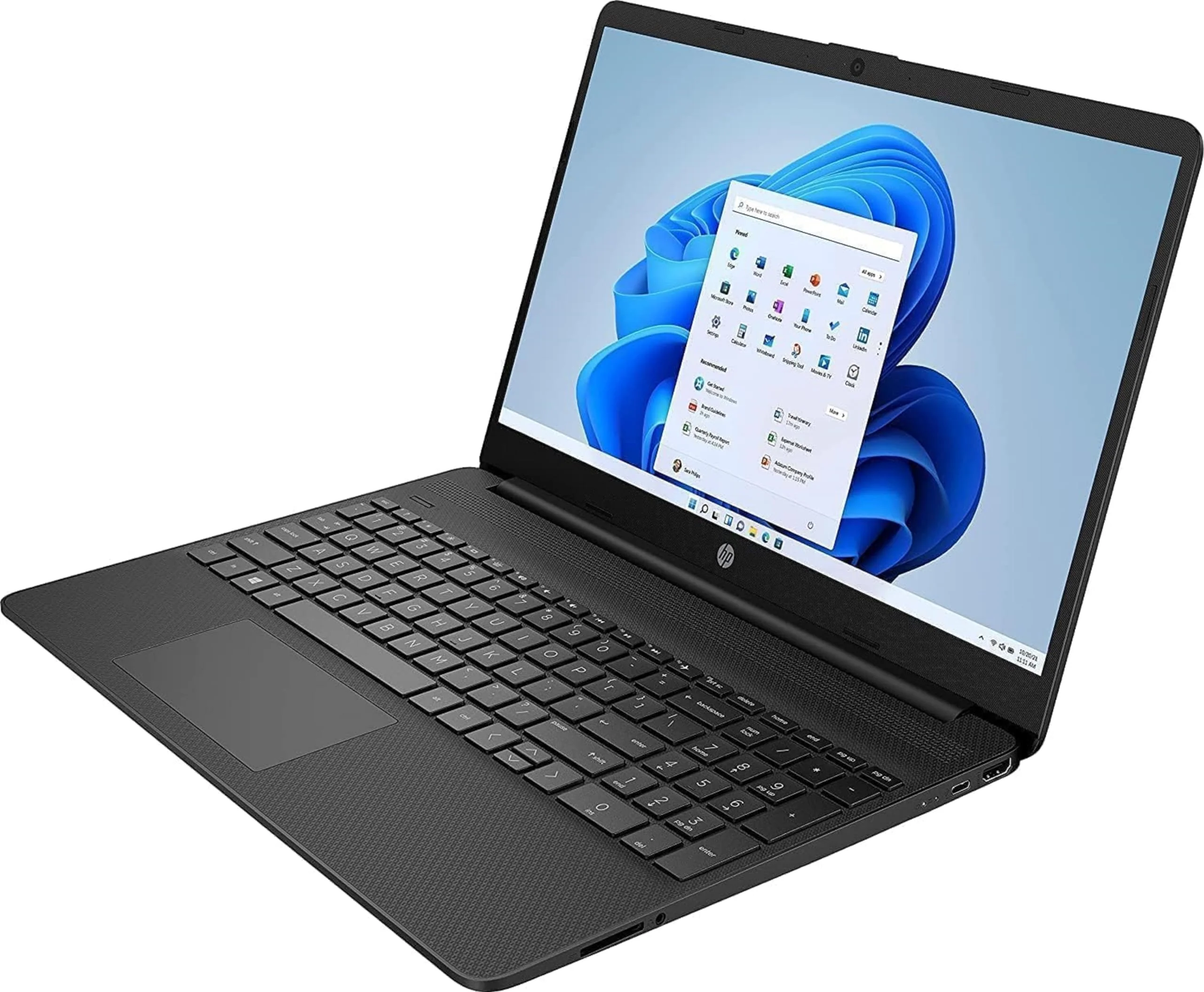 HP Laptop, 15,6 Zoll IPS Full-HD, Intel Core i5 1235U 4 x 4,20 GHz, 16 GB DDR4 RAM, 512 GB SSD, Intel Iris Xe Grafik, Schwarz, Windows 11 Pro - Image 5