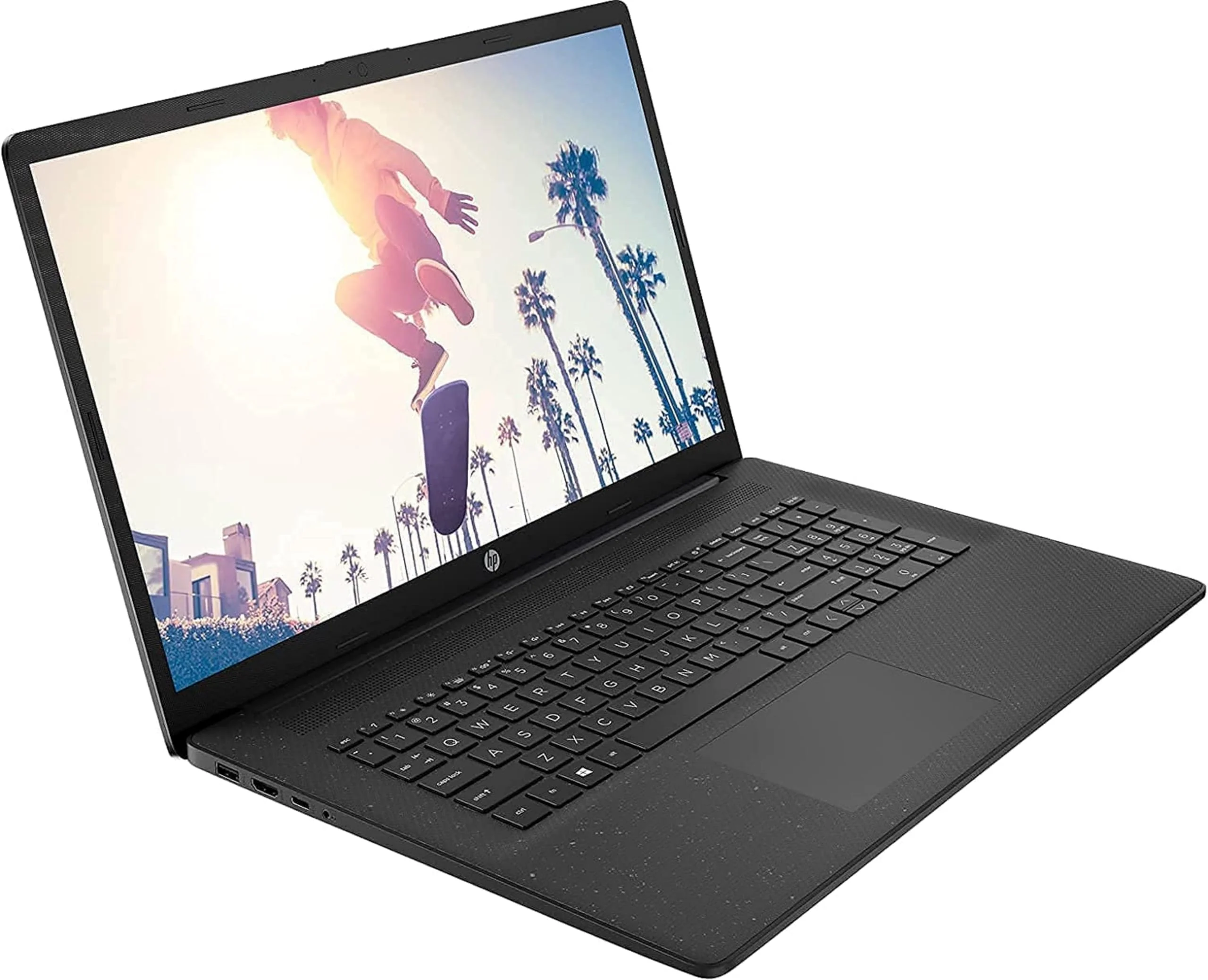 HP Laptop, 17,3 Zoll HD+ Display, Intel N4120 4 x 2.60 GHz, 16 GB DDR4 RAM, 512 GB SSD, Intel UHD Graphics, Schwarz, Norton 360, Windows 11 - Image 4