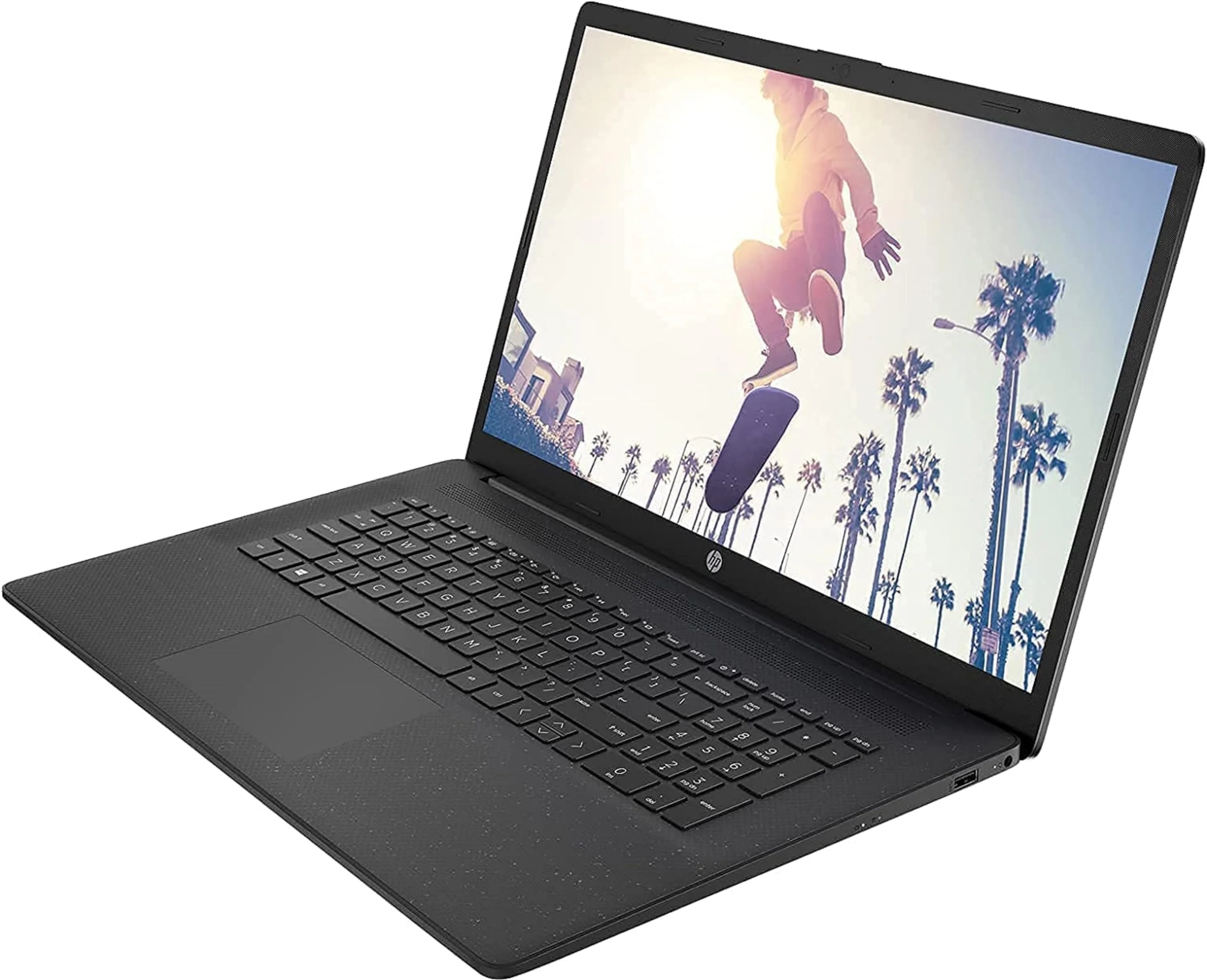 HP Laptop, 17,3 Zoll HD+ Display, Intel N4120 4 x 2.60 GHz, 16 GB DDR4 RAM, 512 GB SSD, Intel UHD Graphics, Schwarz, Norton 360, Windows 11 - Image 5