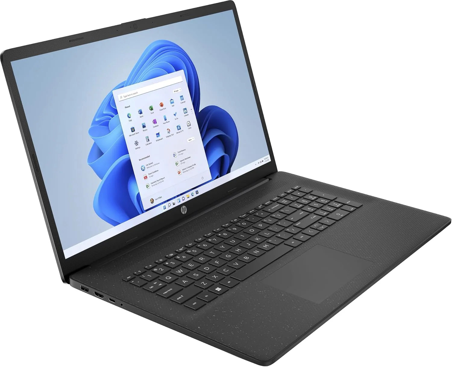 HP Laptop mit 17,3" FHD Display, AMD Ryzen 3 7320U, 8 GB DDR5 RAM, 512 GB SSD, AMD Radeon-Grafik, Windows 11, QWERTZ, Schwarz inkl. 25 GB Dropbox-Speicher für 12 Monate - Image 10
