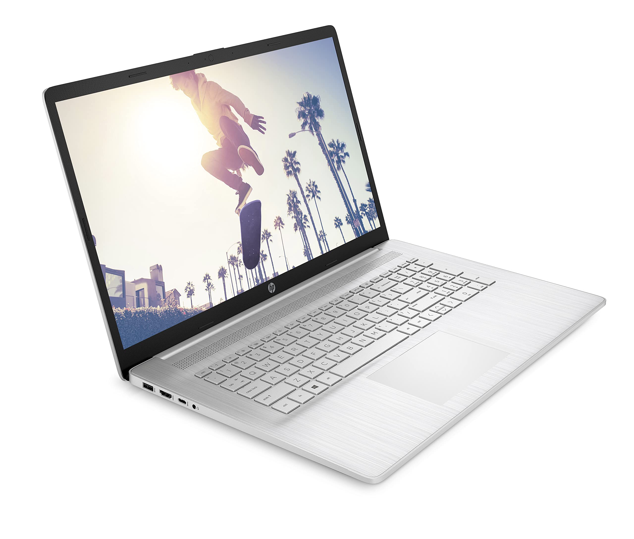 HP Laptop mit 17,3 Zoll (43,9 cm) FHD IPS Display, AMD Ryzen 3 7320U, 8 GB RAM, 256 GB SSD, AMD Radeon-Grafik, Windows 11 Home, QWERTZ Tastatur, HP Fast Charge, Silber - Image 6