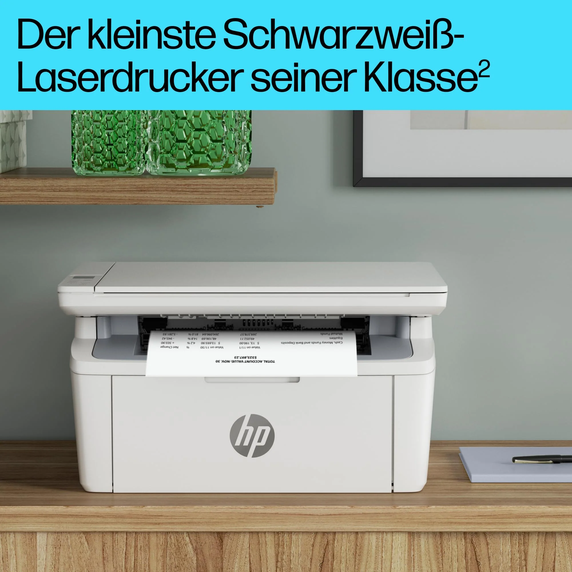 HP LaserJet MFP M140w Multifunktions-Laserdrucker, Monolaser, Drucker, Scanner, Kopierer, Duplex-Druck, DIN A4, WLAN, Airprint, Schwarz-weiß-Drucker - Image 10