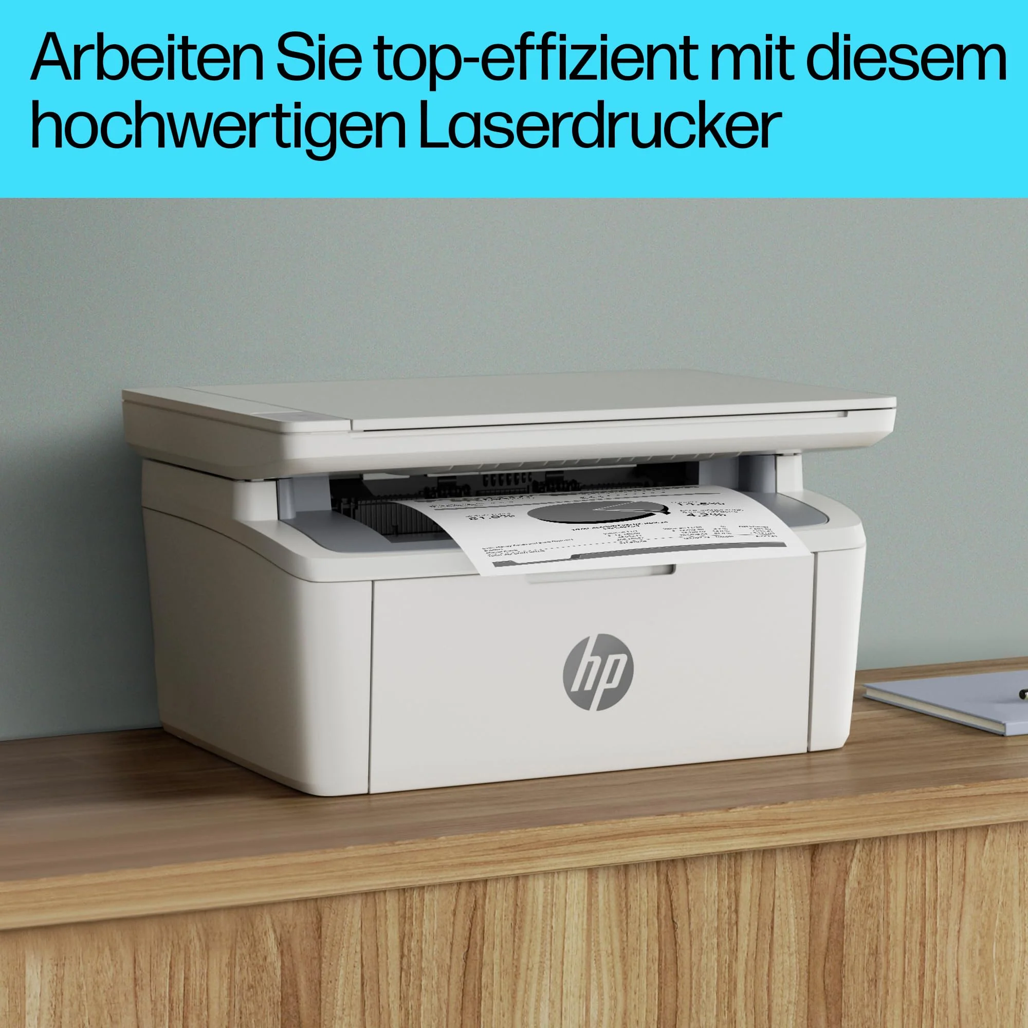HP LaserJet MFP M140w Multifunktions-Laserdrucker, Monolaser, Drucker, Scanner, Kopierer, Duplex-Druck, DIN A4, WLAN, Airprint, Schwarz-weiß-Drucker - Image 14