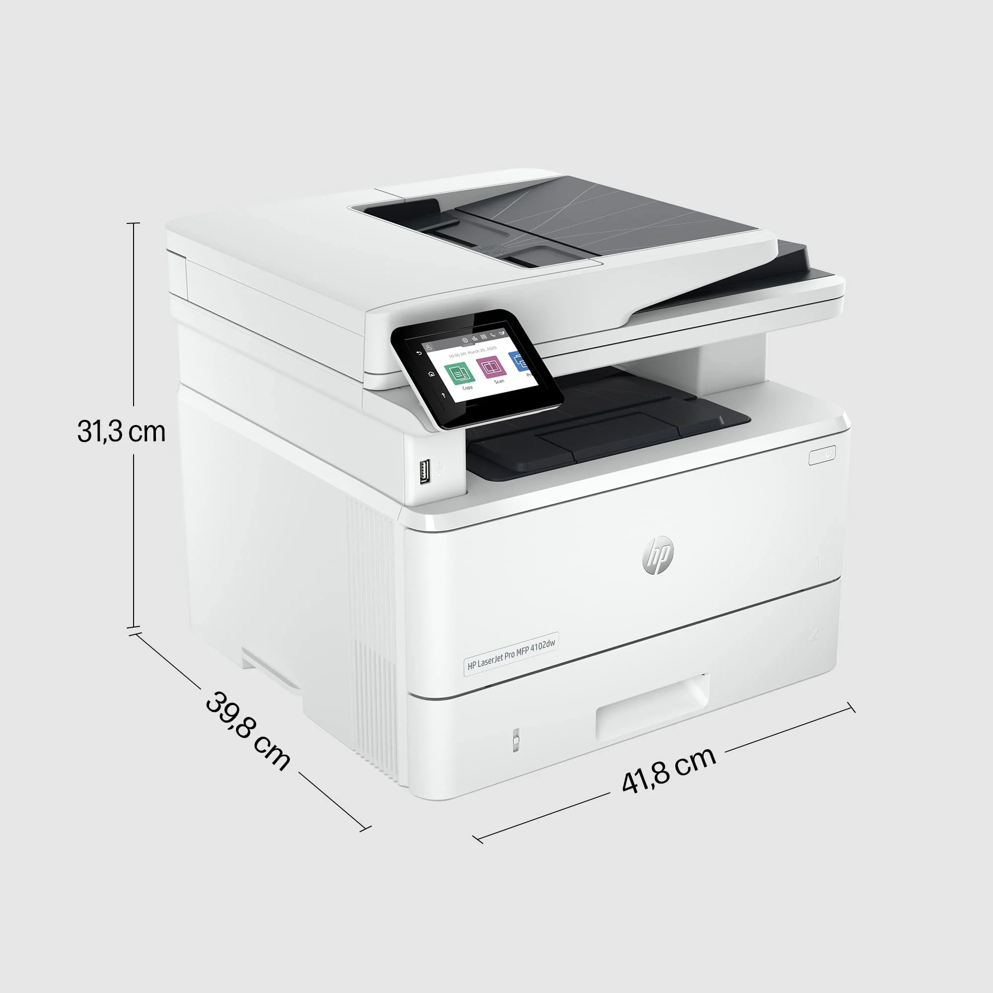 HP LaserJet Pro MFP 4102dw Multifunktions-Laserdrucker, WLAN, Automatischer beidseitiger Druck, Hohe Druckgeschwindigkeit, Bis zu 80.000 Seiten pro Monat, HP Wolf Pro Security - Image 11