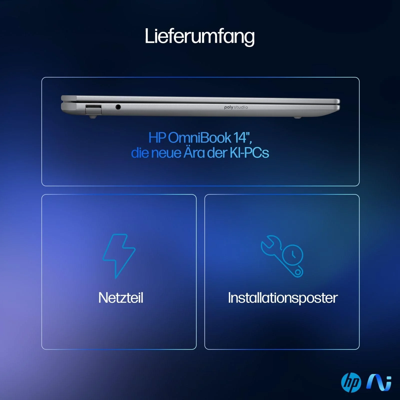 HP OmniBook Ultra 14-fd0190ng, 14" 2.2k IPS Touch, Ryzen AI 9 365, 16GB RAM, 512GB SSD, Win11 (AW0U5EA#ABD) - Image 5