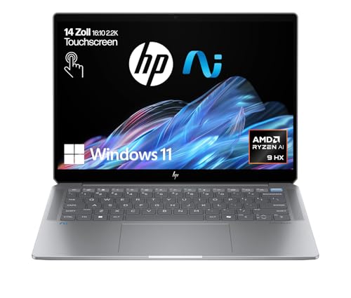 HP OmniBook Ultra Next Gen AI Laptop | AMD Ryzen AI 9 HX 375 mit dedizierte NPU für KI | 55 NPU TOPS | Copilot+ PC | 14" 2,8K IPS Touchscreen 400 Nits | 32 GB RAM | 1TB SSD | QWERTZ | Win11 | Silber - Image 15