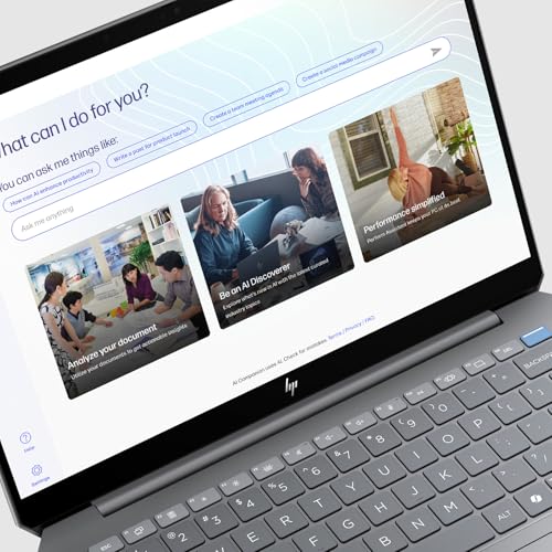 HP OmniBook Ultra Next Gen AI Laptop | AMD Ryzen AI 9 HX 375 mit dedizierte NPU für KI | 55 NPU TOPS | Copilot+ PC | 14" 2,8K IPS Touchscreen 400 Nits | 32 GB RAM | 1TB SSD | QWERTZ | Win11 | Silber - Image 3