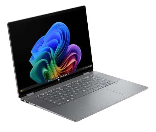 HP OmniBook X Flip 2in1 Next Gen AI Laptop | AMD Ryzen AI 7 350 (8C) | dedizierte NPU für KI | 50NPU Tops | Copilot+ PC | 16" 3K 2880x1800 OLED-Touchscreen | 16GB | 1TB SSD | Win11 | QWERTZ | Silber - Image 6