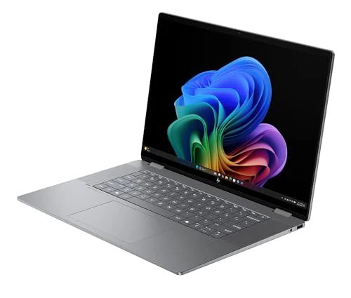 HP OmniBook X Flip 2in1 Next Gen AI Laptop | AMD Ryzen AI 7 350 (8C) | dedizierte NPU für KI | 50NPU Tops | Copilot+ PC | 16" 3K 2880x1800 OLED-Touchscreen | 16GB | 1TB SSD | Win11 | QWERTZ | Silber - Image 7