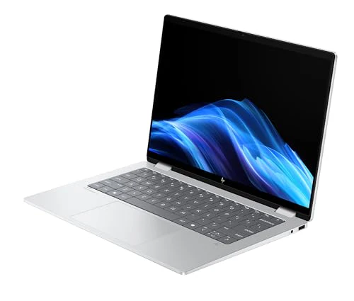 HP OmniBook X Flip 2in1 Next Gen AI Laptop | Intel Core Ultra 7 256V | dedizierte NPU für KI | 47 NPU Tops | Copilot+ PC | 14" 3K 2880x1800 OLED Touchscreen | 16GB | 1TB SSD | Win11 | QWERTZ | Silber - Image 10