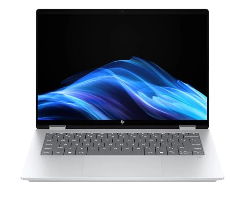 HP OmniBook X Flip 2in1 Next Gen AI Laptop | Intel Core Ultra 7 256V | dedizierte NPU für KI | 47 NPU Tops | Copilot+ PC | 14" 3K 2880x1800 OLED Touchscreen | 16GB | 1TB SSD | Win11 | QWERTZ | Silber - Image 11