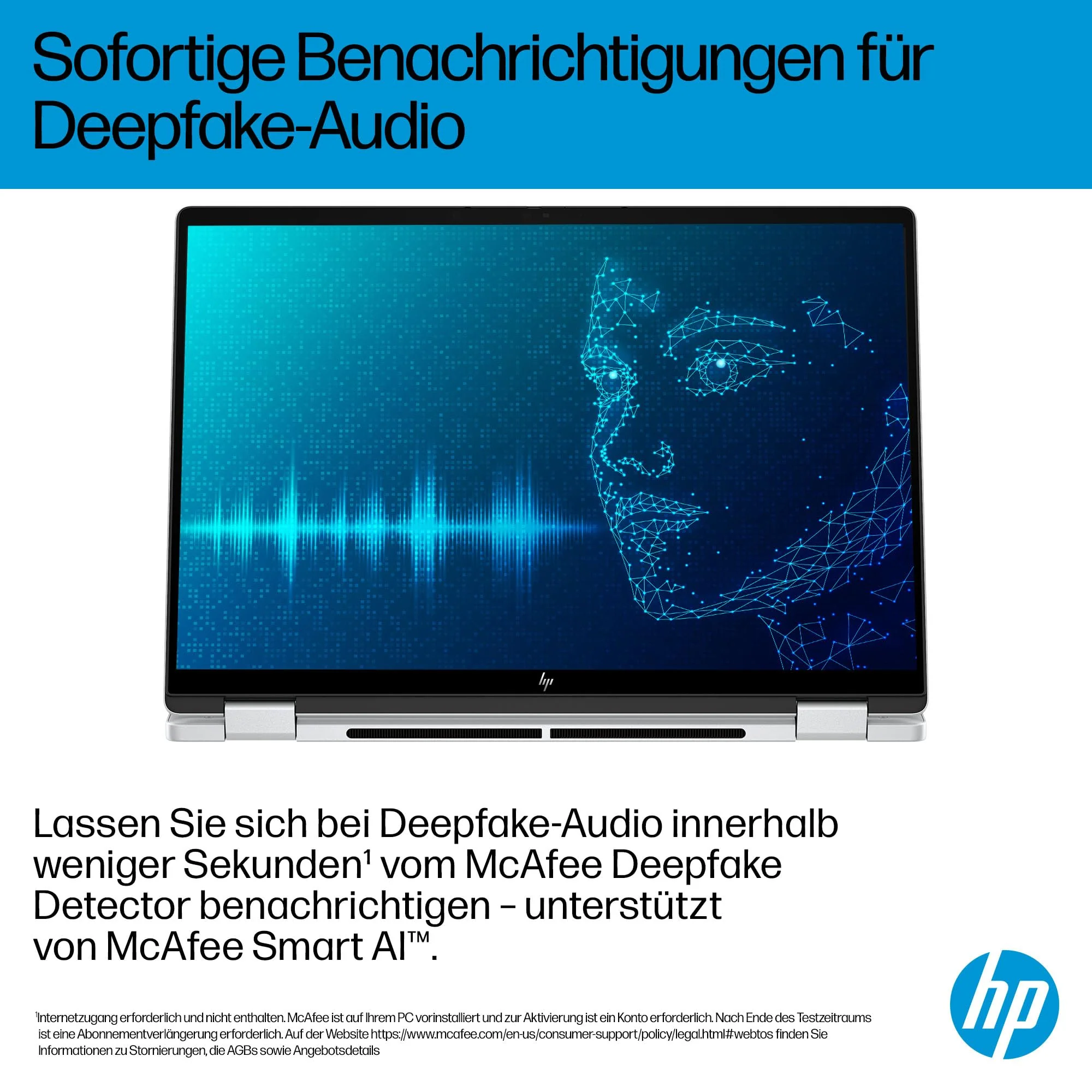 HP OmniBook X Flip 2in1 Next Gen AI Laptop | Intel Core Ultra 7 256V | dedizierte NPU für KI | 47 NPU Tops | Copilot+ PC | 14" 3K 2880x1800 OLED Touchscreen | 16GB | 1TB SSD | Win11 | QWERTZ | Silber - Image 17