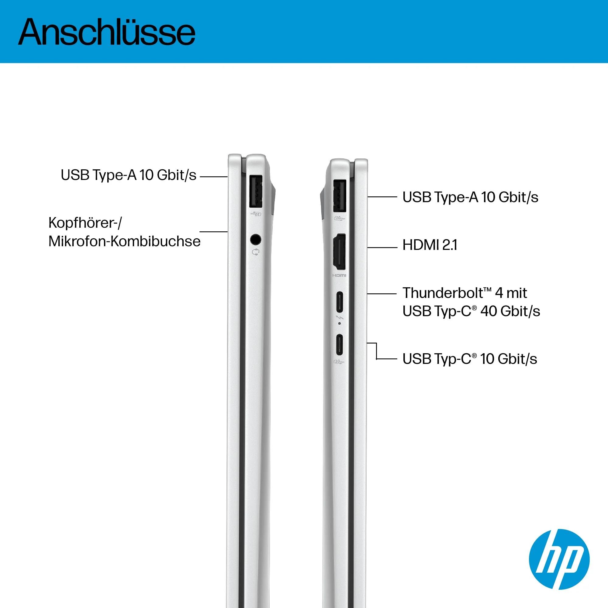 HP OmniBook X Flip 2in1 Next Gen AI Laptop | Intel Core Ultra 7 256V | dedizierte NPU für KI | 47 NPU Tops | Copilot+ PC | 14" 3K 2880x1800 OLED Touchscreen | 16GB | 1TB SSD | Win11 | QWERTZ | Silber - Image 22
