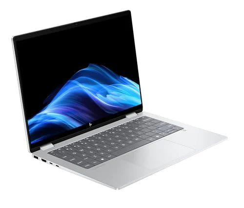 HP OmniBook X Flip 2in1 Next Gen AI Laptop | Intel Core Ultra 7 256V | dedizierte NPU für KI | 47 NPU Tops | Copilot+ PC | 14" 3K 2880x1800 OLED Touchscreen | 16GB | 1TB SSD | Win11 | QWERTZ | Silber - Image 9