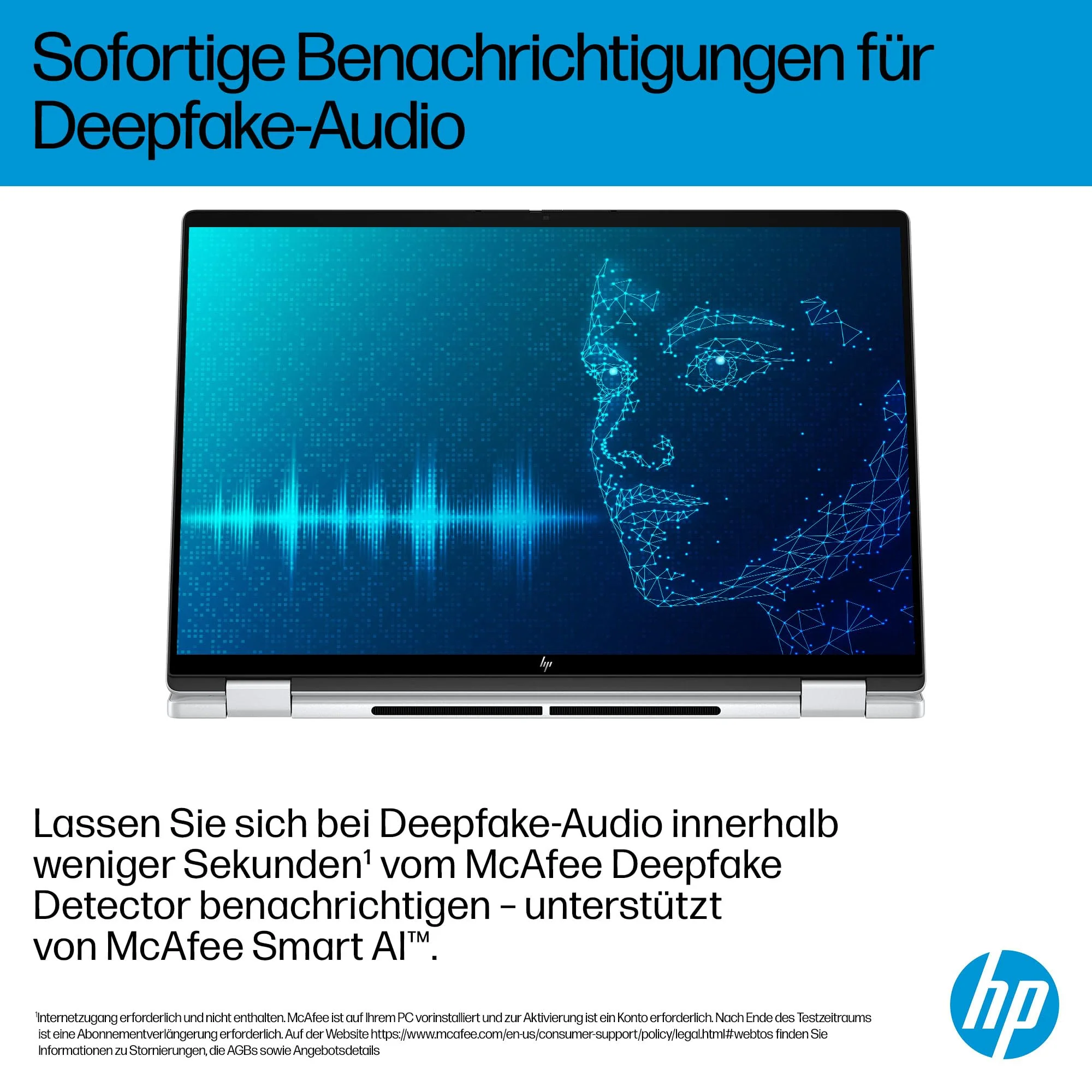 HP OmniBook X Flip 2in1 Next Gen AI Laptop | Intel Ultra 5-226V (8C) | dedizierte NPU für KI | 40 NPU Tops | Copilot+ PC | 16" WUXGA 1920x1200 Touchscreen | 16GB | 512GB SSD | Win11 | QWERTZ | Silber - Image 15