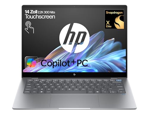 HP OmniBook X Next Gen AI Laptop | Qualcomm Snapdragon X Elite X1E-78-100 (12C) mit dedizierte NPU für KI | 45 NPU TOPS | Copilot+ PC | 14" 2,2K Touchscreen | 16 GB RAM | 1TB SSD | Win11 | Silber - Image 15