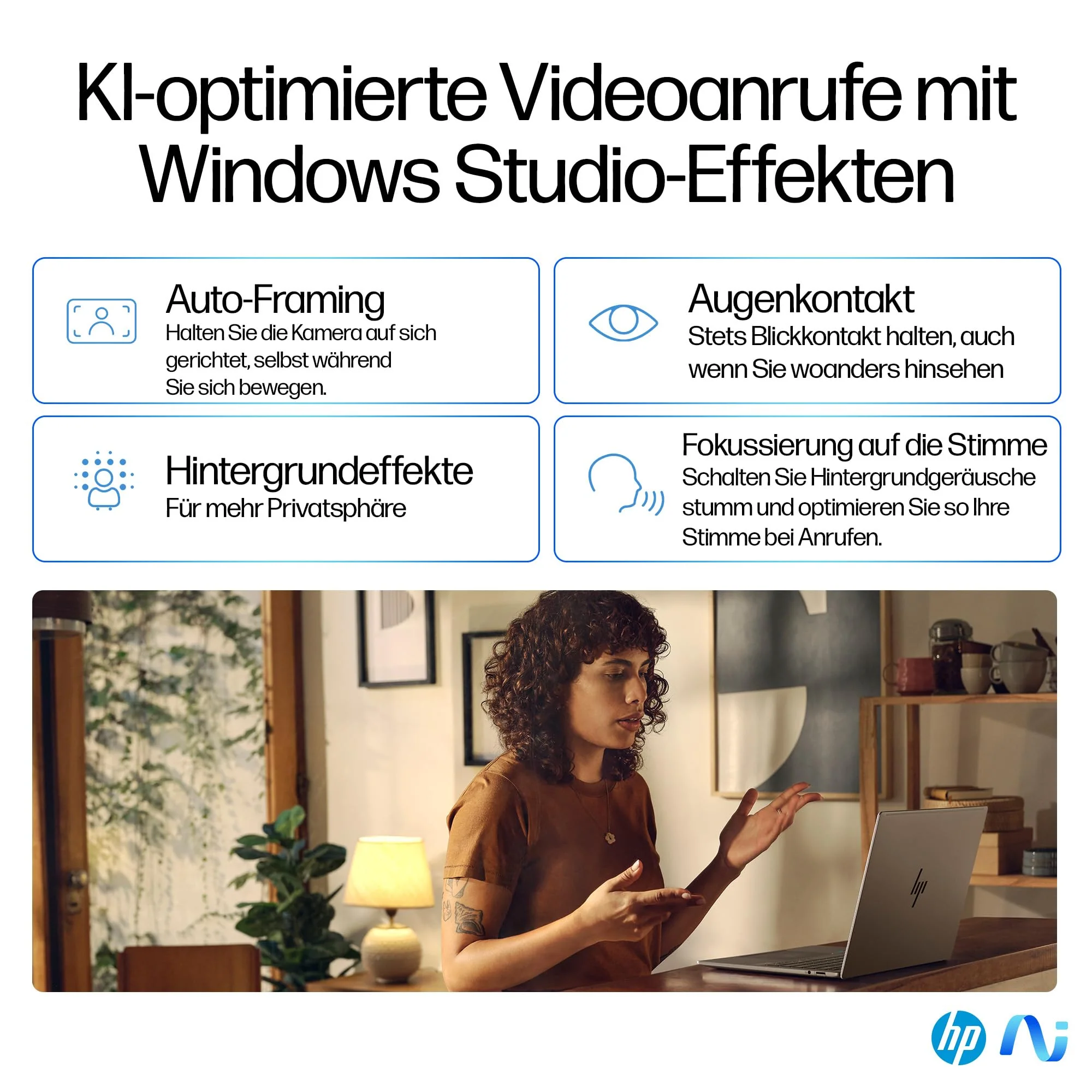 HP OmniBook X Next Gen AI Laptop | Qualcomm Snapdragon X Elite X1E-78-100 (12C) mit dedizierte NPU für KI | 45 NPU TOPS | Copilot+ PC | 14" 2,2K Touchscreen | 16 GB RAM | 1TB SSD | Win11 | Silber - Image 8