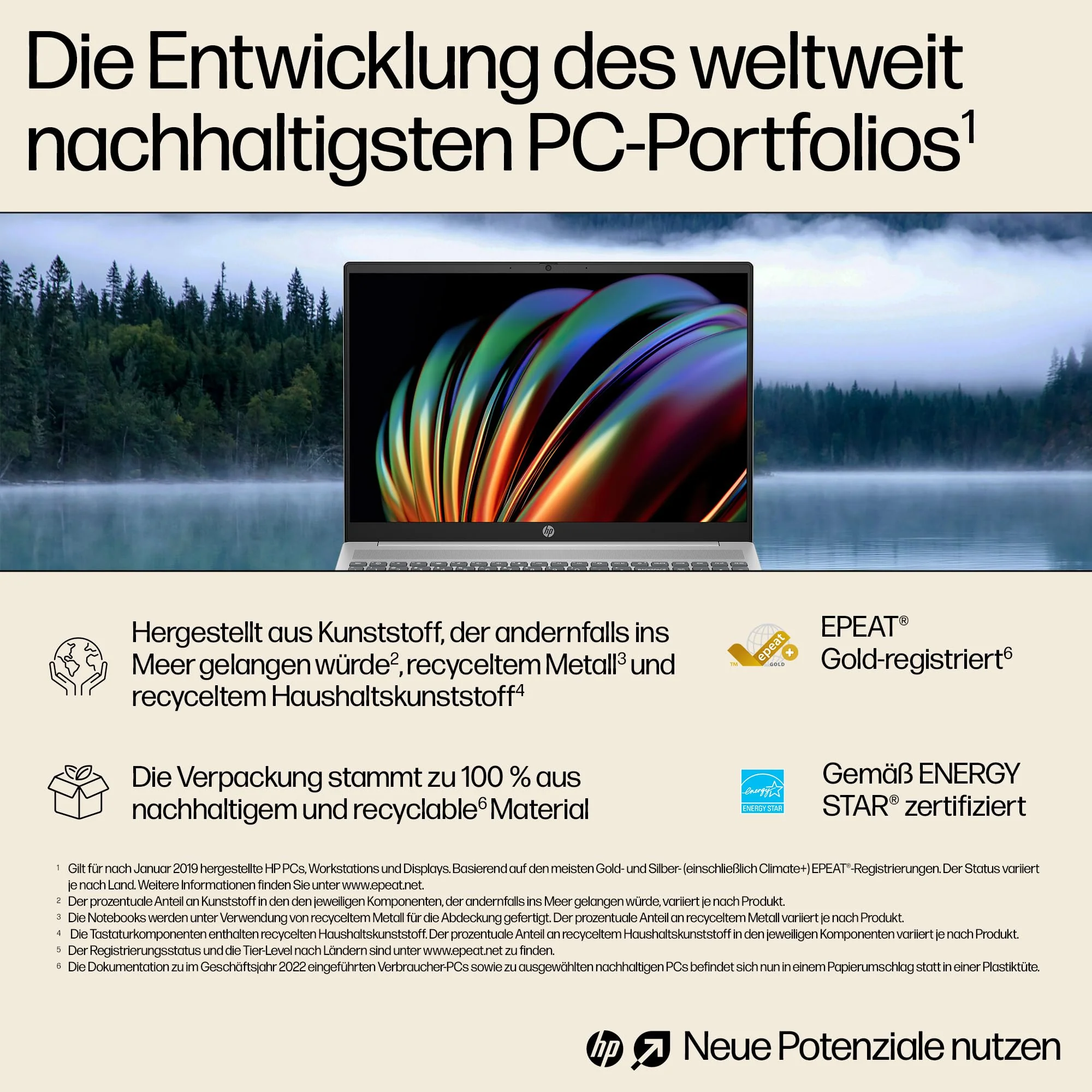 HP Pavilion Laptop PC | Intel Core Ultra 5 mit integrierter KI | 125U 16" WUXGA-Display | 16GB RAM | 1TB PCIe NVMe SSD | Intel Grafikkarte | QWERTZ mit Copilot Key | Windows 11 Home | Silber - Image 7