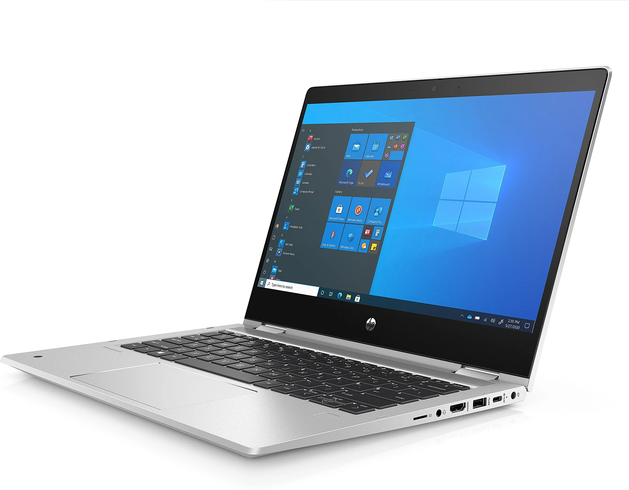 HP ProBook 435 G8 x360 2-in-1 Laptop 13,3 Zoll Full HD Touch Display, AMD Ryzen 7 5800U, 16GB DDR4 RAM, 512GB SSD, Windows 10 Pro, QWERTZ Tastatur, Silber - Image 9