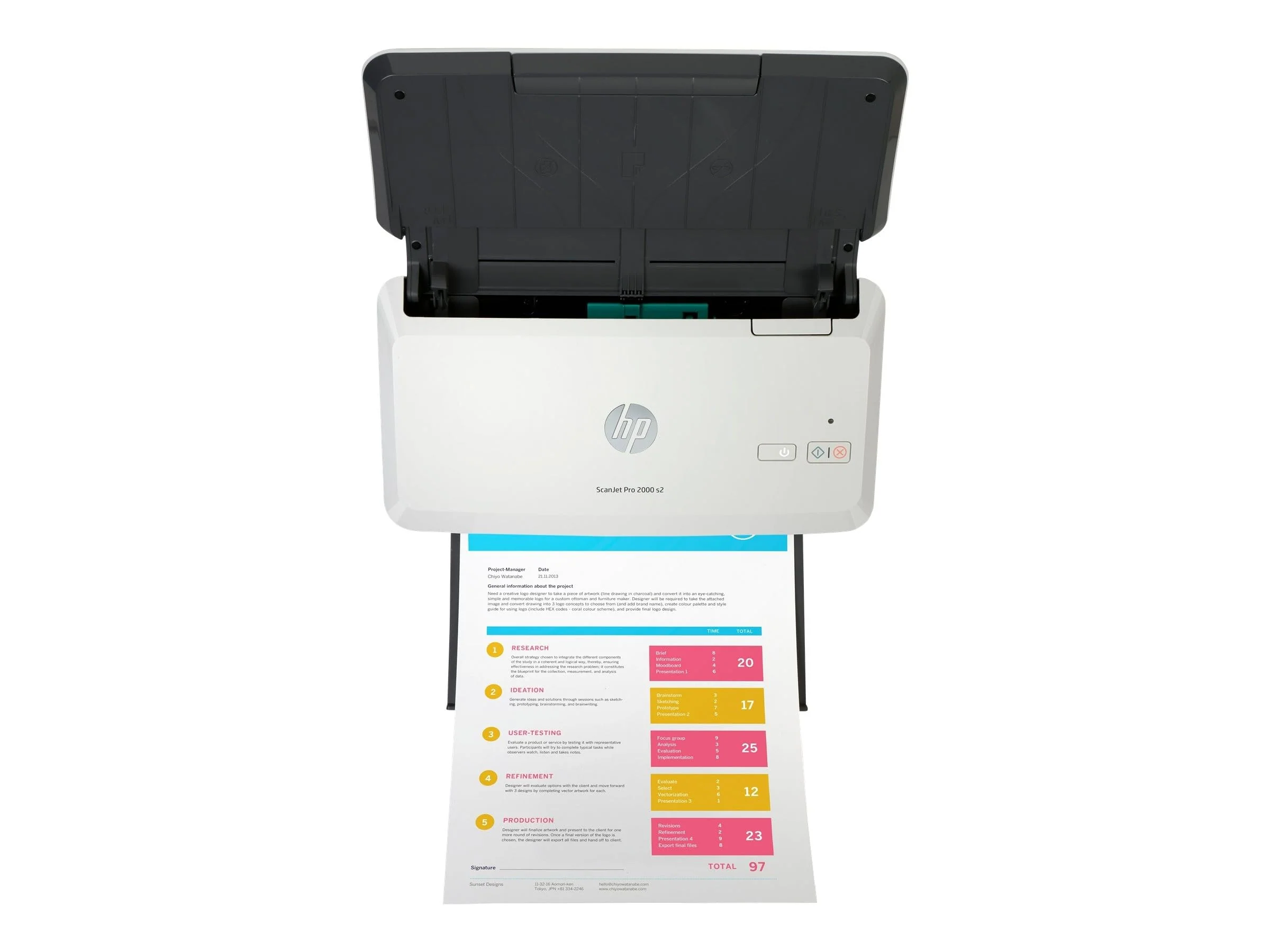 HP ScanJet Pro 2000 s2 (Scanner, Einzelblattzufuhr, 50-Blatt ADF, USB) - Image 4