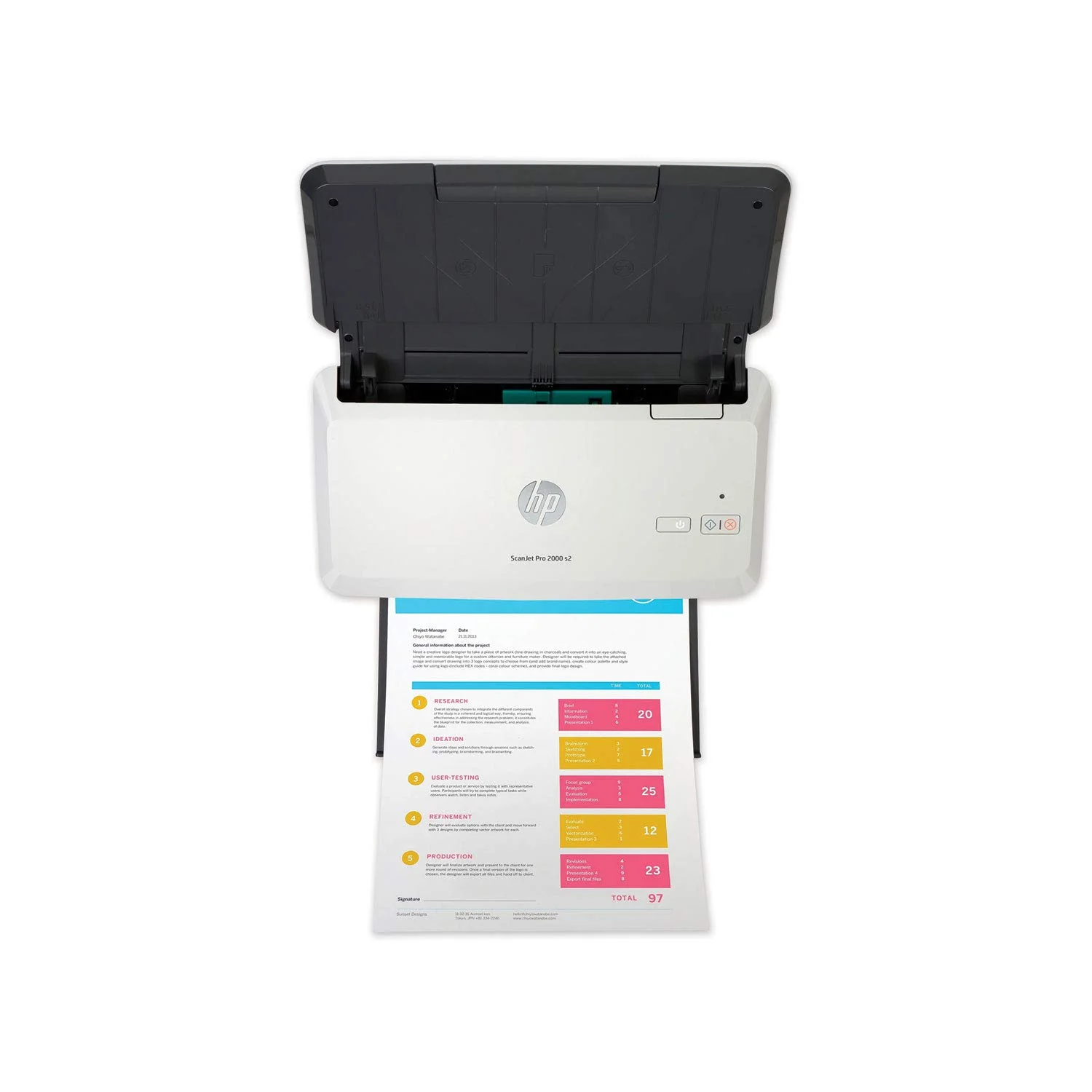 HP Scanjet Pro 2000 s2 Sheet-Feed - Dokumentenscanner - Desktop-Gerät - USB 3.0 - Image 8