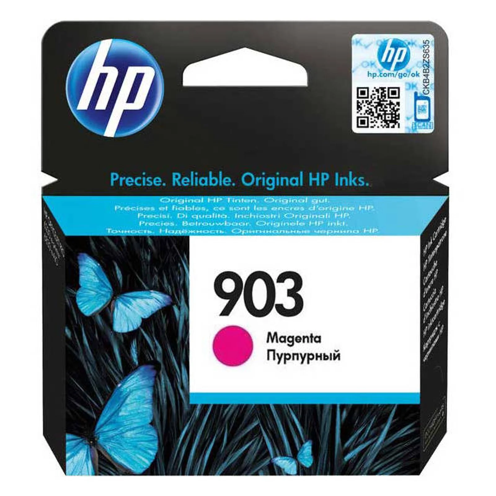 HP T6L91AE 903 Rot Original Druckerpatrone für HP Officejet, HP Officejet Pro