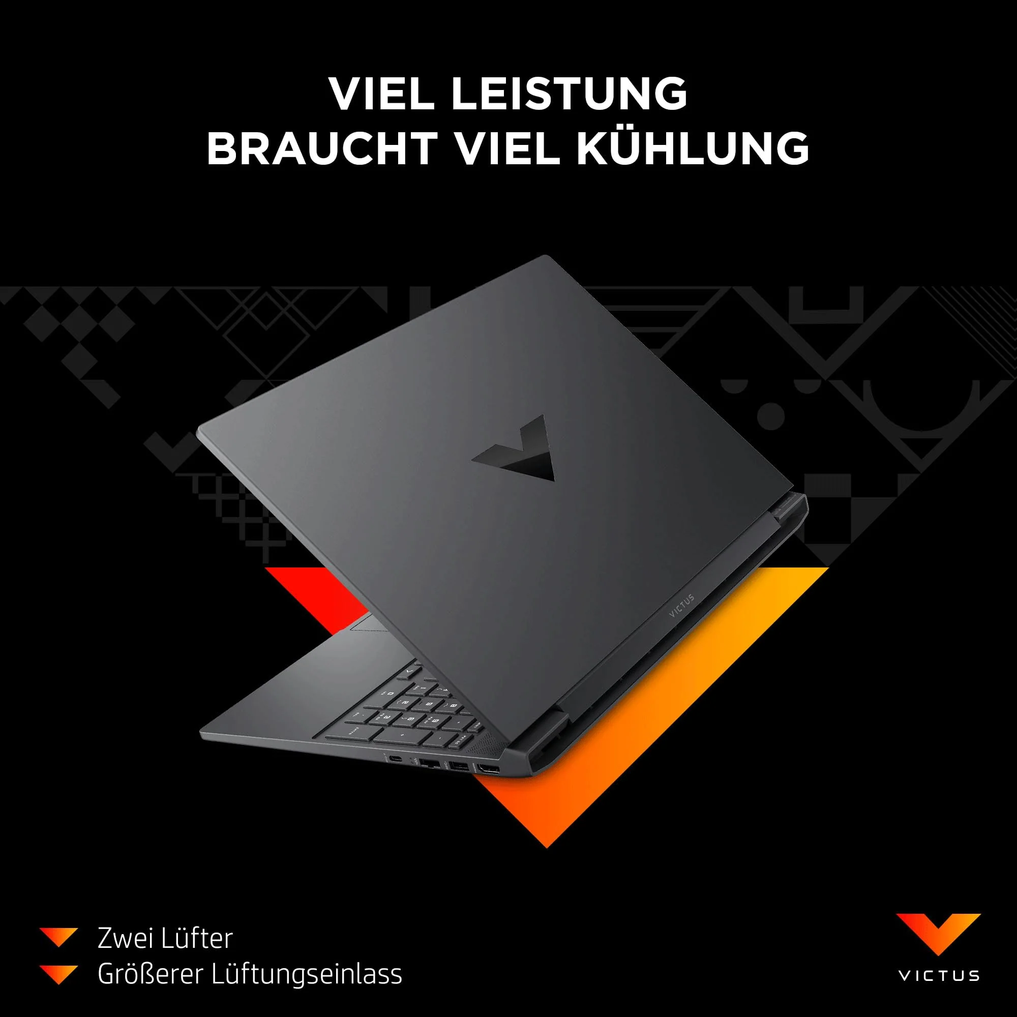 HP VICTUS Gaming Laptop, 15,6" FHD Display 144Hz, AMD Ryzen 5 8640H, 16 GB DDR5 RAM, 512 GB SSD, NVIDIA GeForce RTX 4050 (6GB), QWERTZ, Windows 11, Silber - Image 7