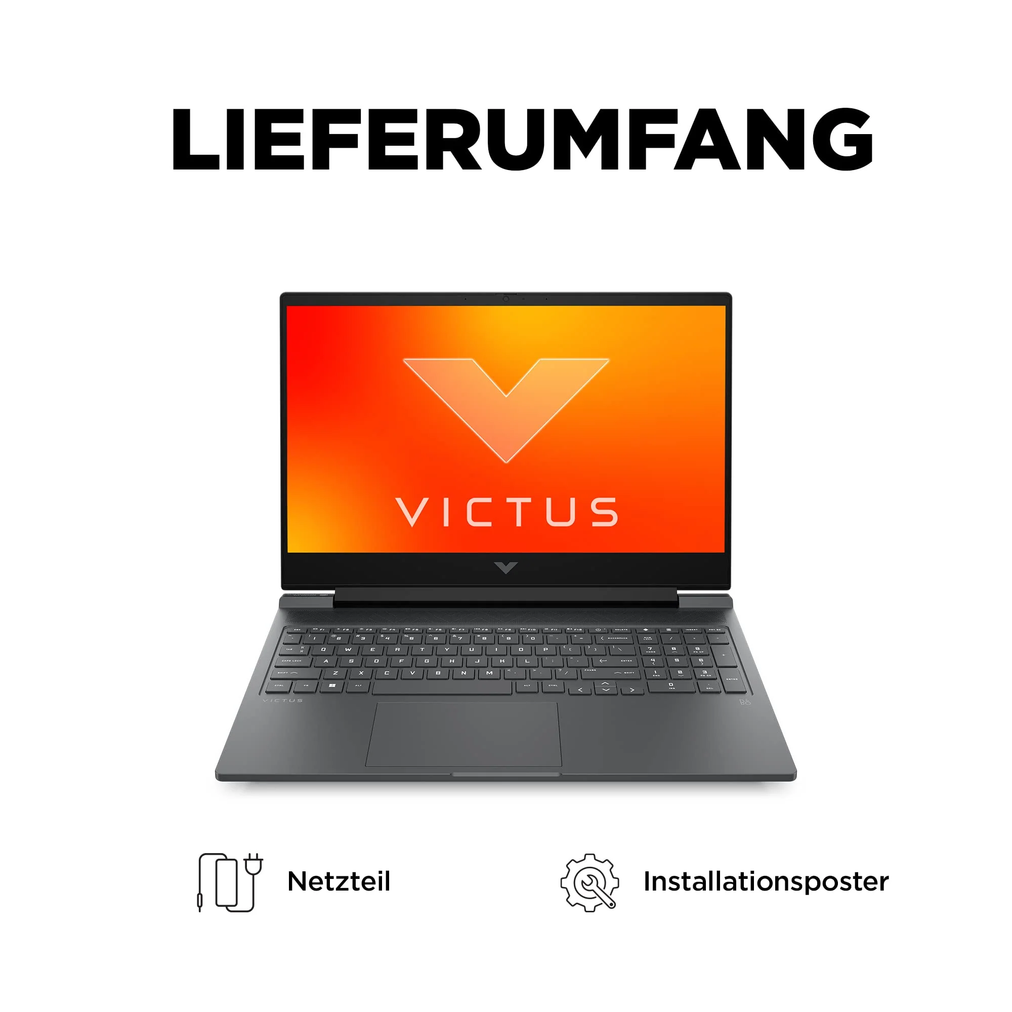HP Victus Gaming Laptop | 16,1" FHD 144 Hz Display | AMD Ryzen 7-7840HS | 16 GB DDR5 | 512 GB SSD | NVIDIA GeForce RTX 4060 | Windows 11 | QWERTZ | Schwarz | HyperX Pulsefire Haste 2 Wireless Black - Image 6
