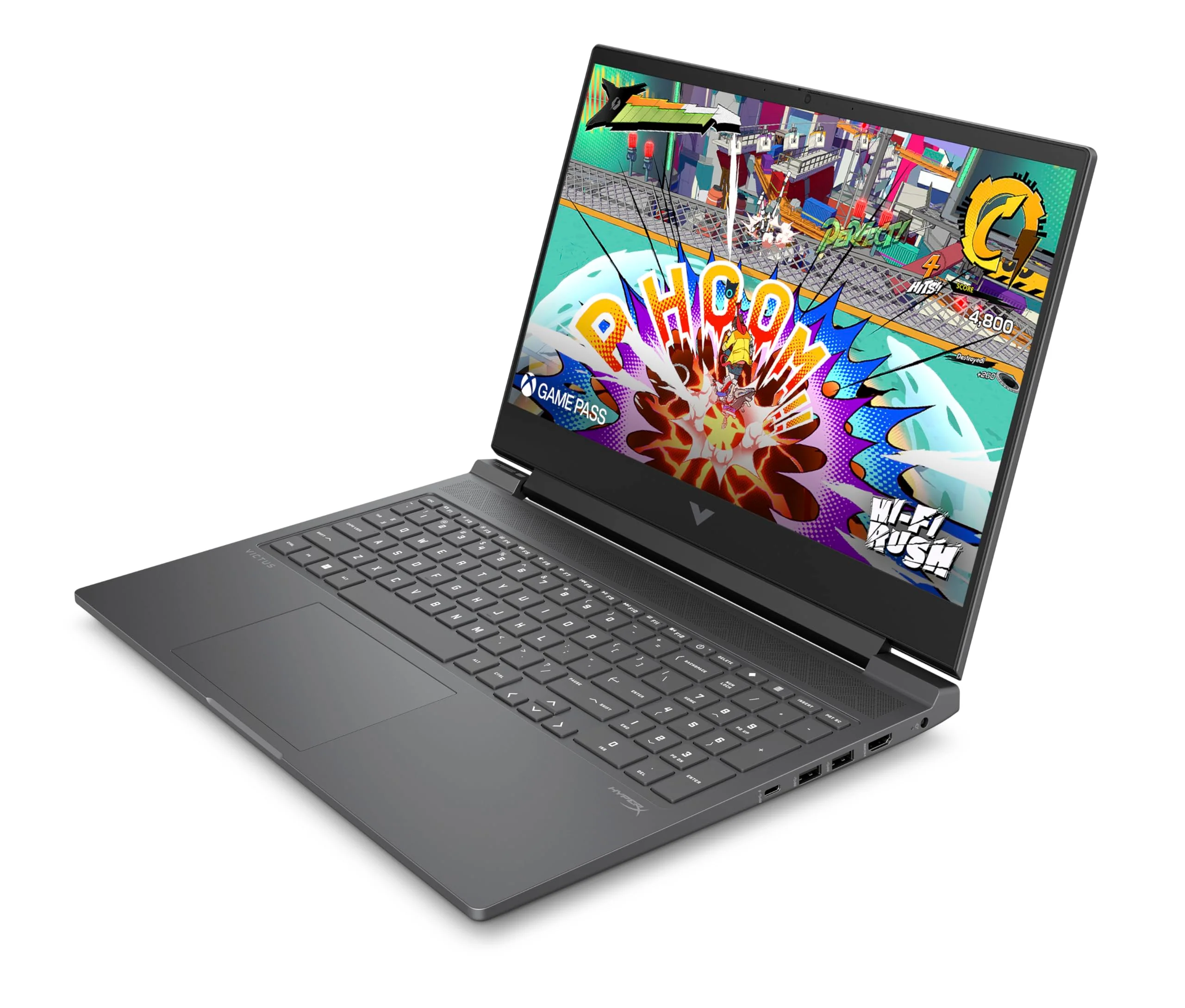 HP Victus Gaming Laptop, 16,1" FHD 144Hz Display, AMD Ryzen 7 8845HS, 16GB DDR5 RAM, 1TB SSD, NVIDIA GeForce RTX 4070 (8GB), QWERTZ, Windows 11, Mica Silver - Image 8