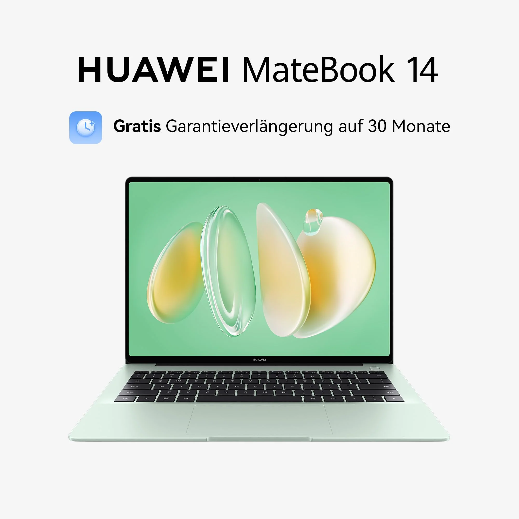 HUAWEI MateBook 14 Laptop, 14.2" 2,8 K OLED Handschrift-Bildschirm mit Touchsteuerung, Ultraschlankes Design, Intel Core Ultra 7 Processors, 16GB+1TB, 19-Hour Continuous Video Playback, Grün - Image 2