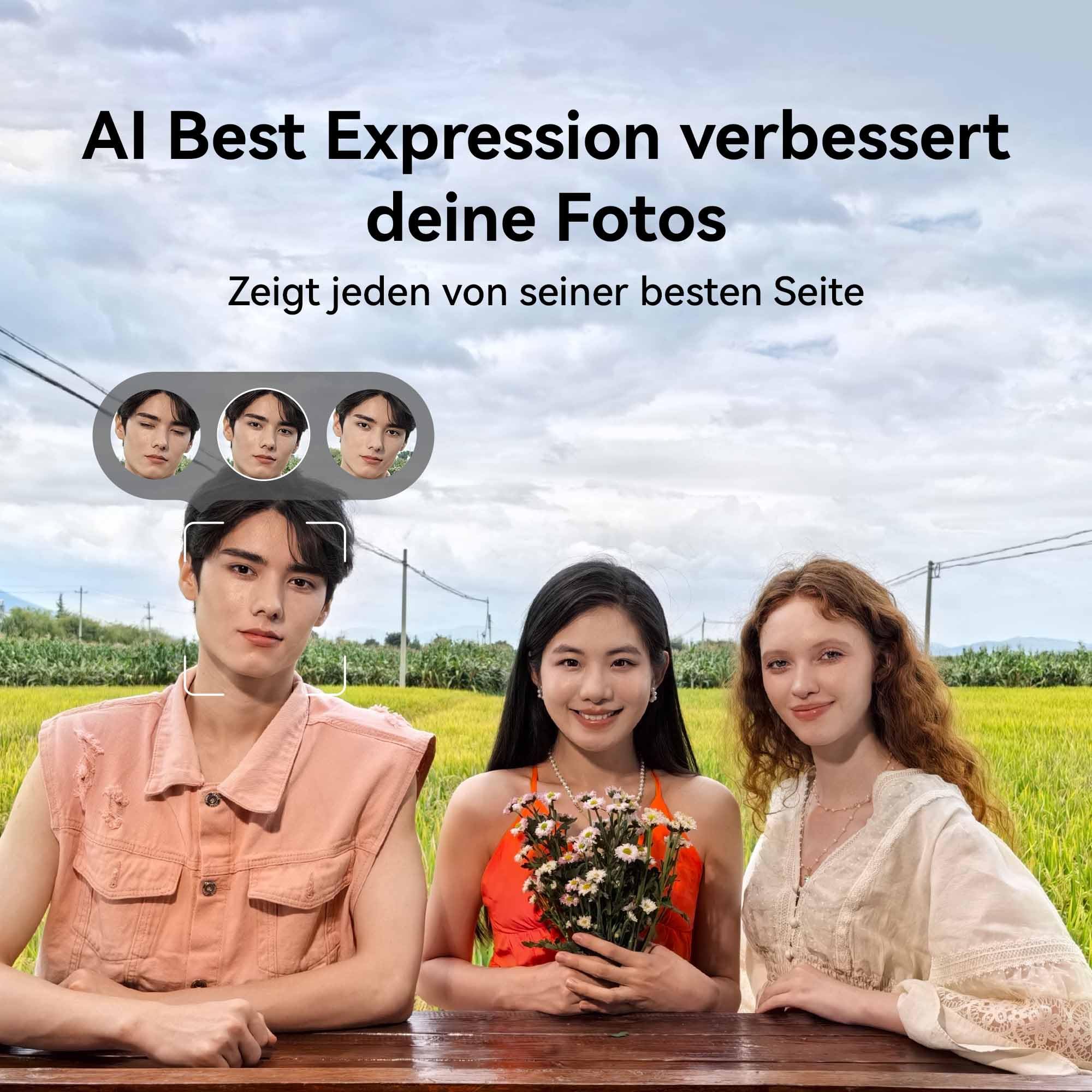 HUAWEI nova 13 Pro, Smartphone, 12+512 GB, 60 MP Ultra-Dual-Porträt-Frontkamera, fortschrittliche 50 MP Kamera mit Verstellbarer Blende, 100 W Supercharge, AI Best Expression, Lodengrün