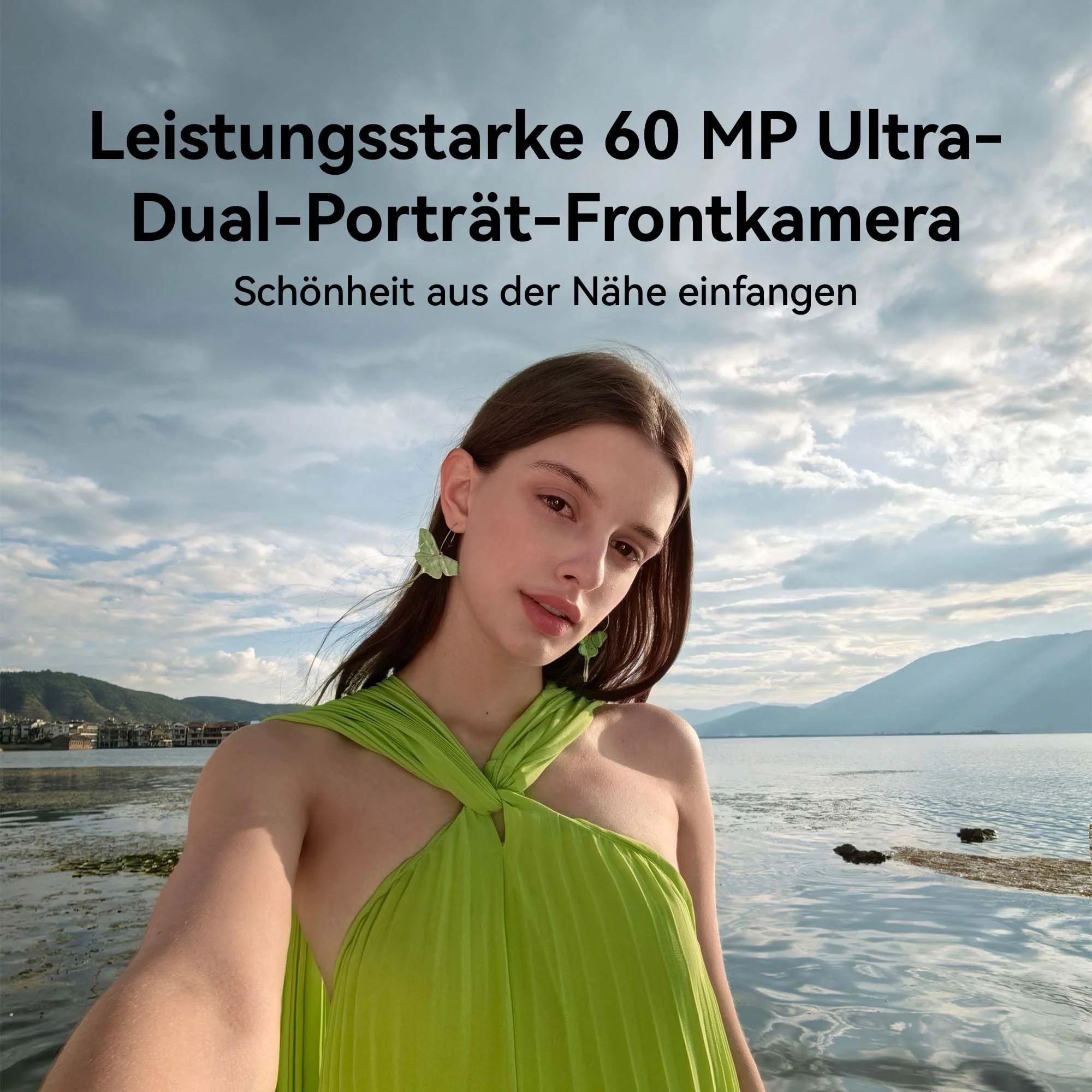 HUAWEI nova 13 Pro, Smartphone, 12+512 GB, 60 MP Ultra-Dual-Porträt-Frontkamera, fortschrittliche 50 MP Kamera mit Verstellbarer Blende, 100 W Supercharge, AI Best Expression, Lodengrün - Image 5